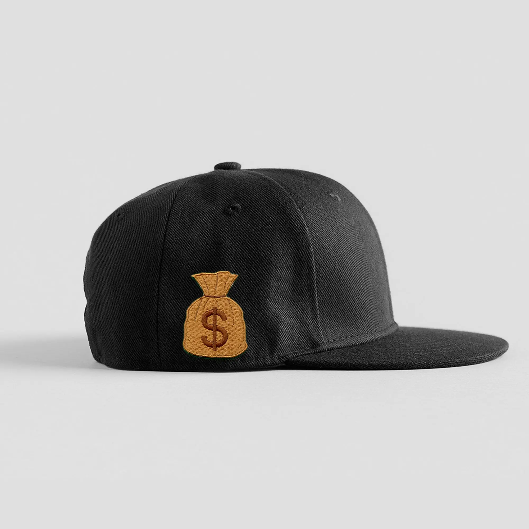 Money Bag Patch Hat Patch Embroidered Iron On - SMALL - Image 3