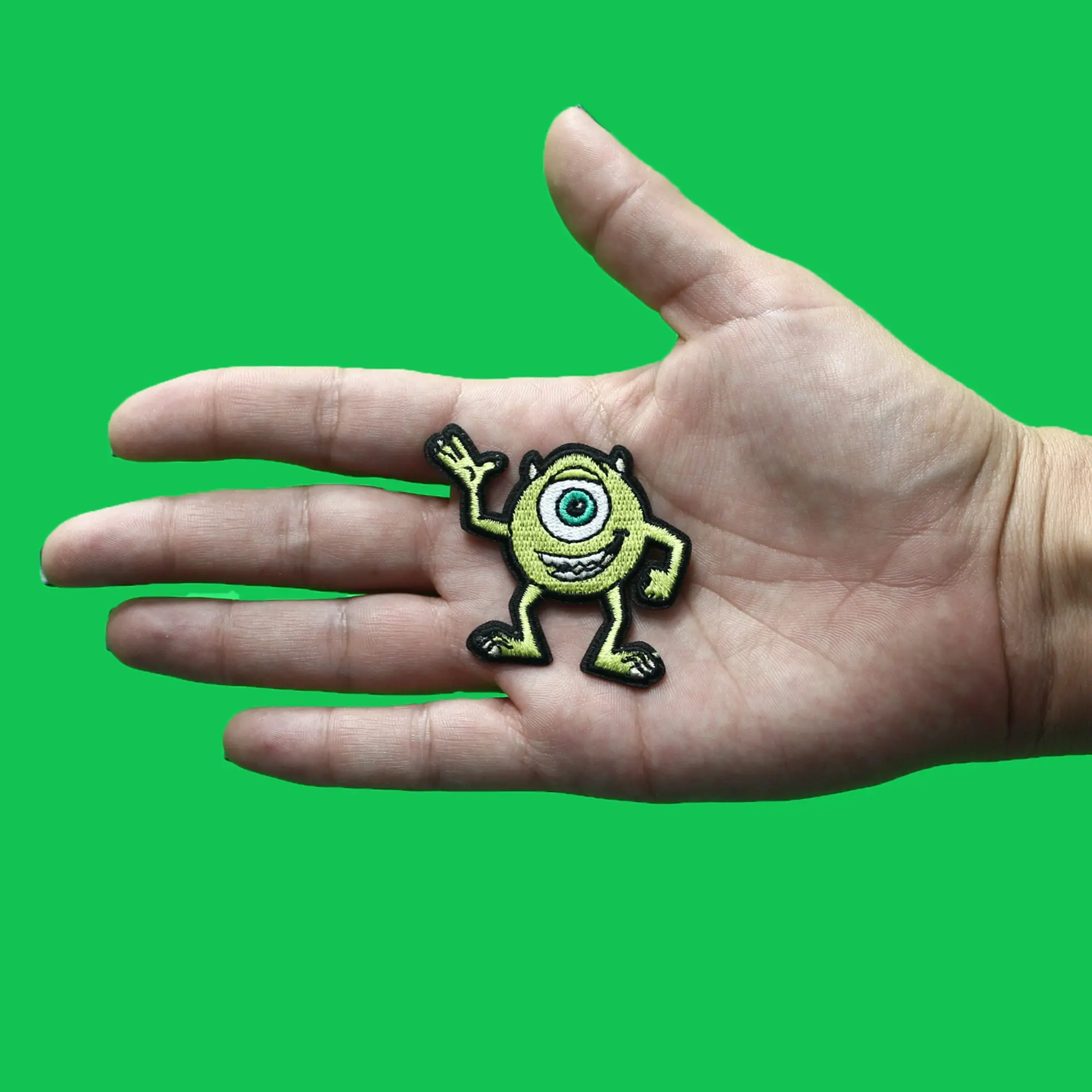 Monsters Inc Mike Wazowski Patch Disney Sully Boo Embroidered Iron on - Image 2