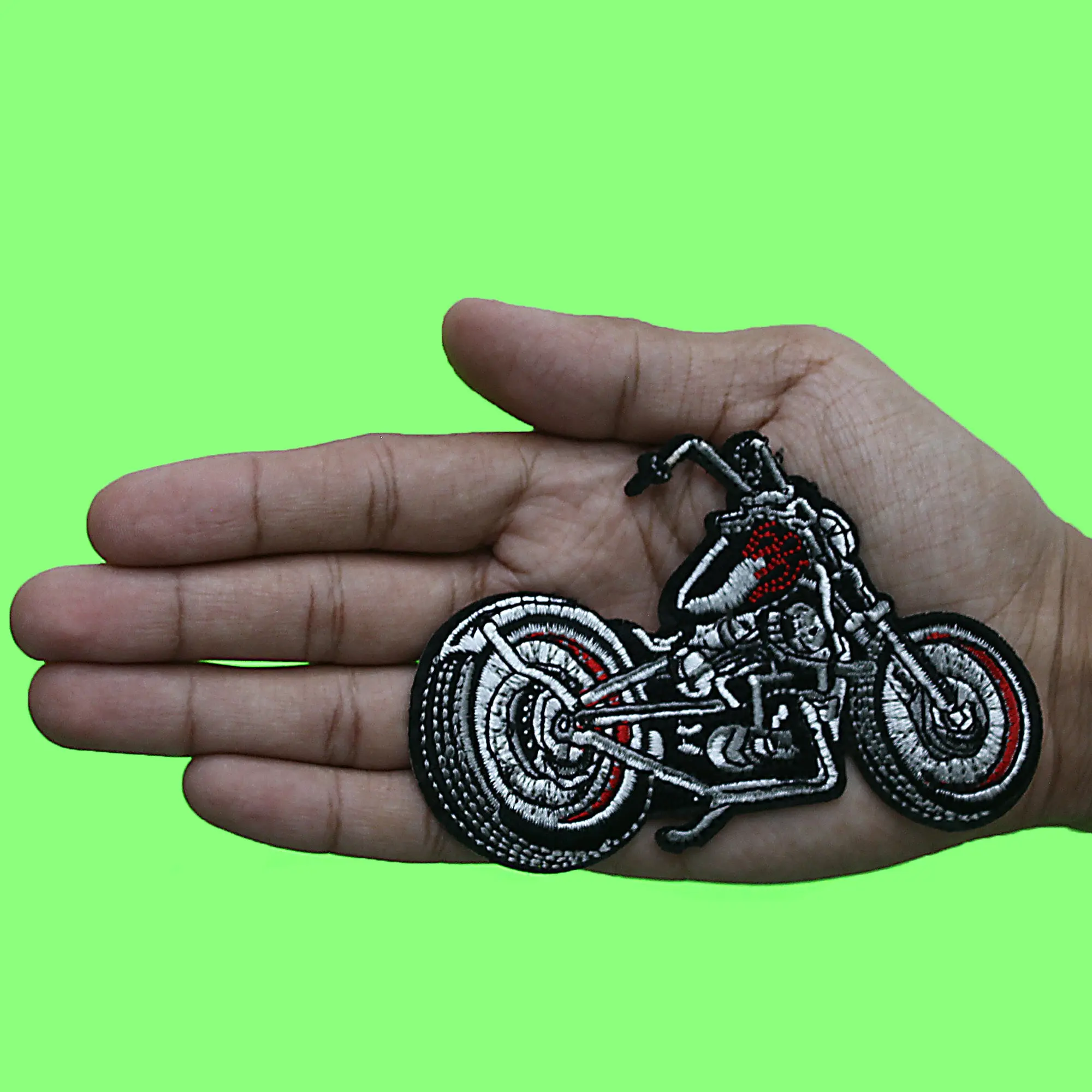 Motorcycle Biker Aesthetic Patch Ride Vehicle Culture Embroidered Iron-On - Image 2