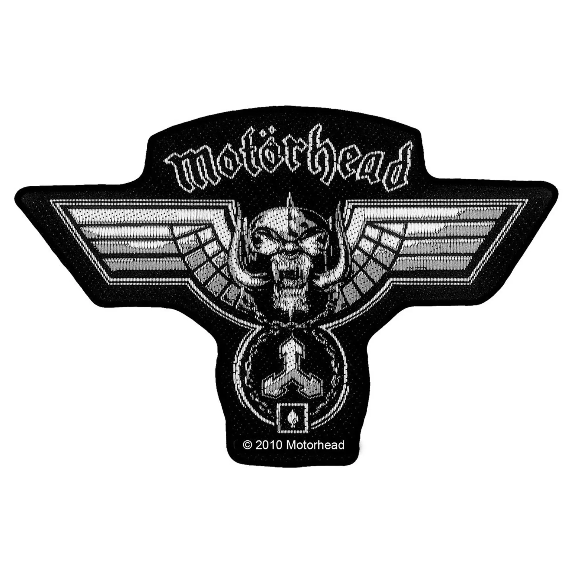 Motorhead Hammered Die Patch Punk Rock Band Woven Sew On