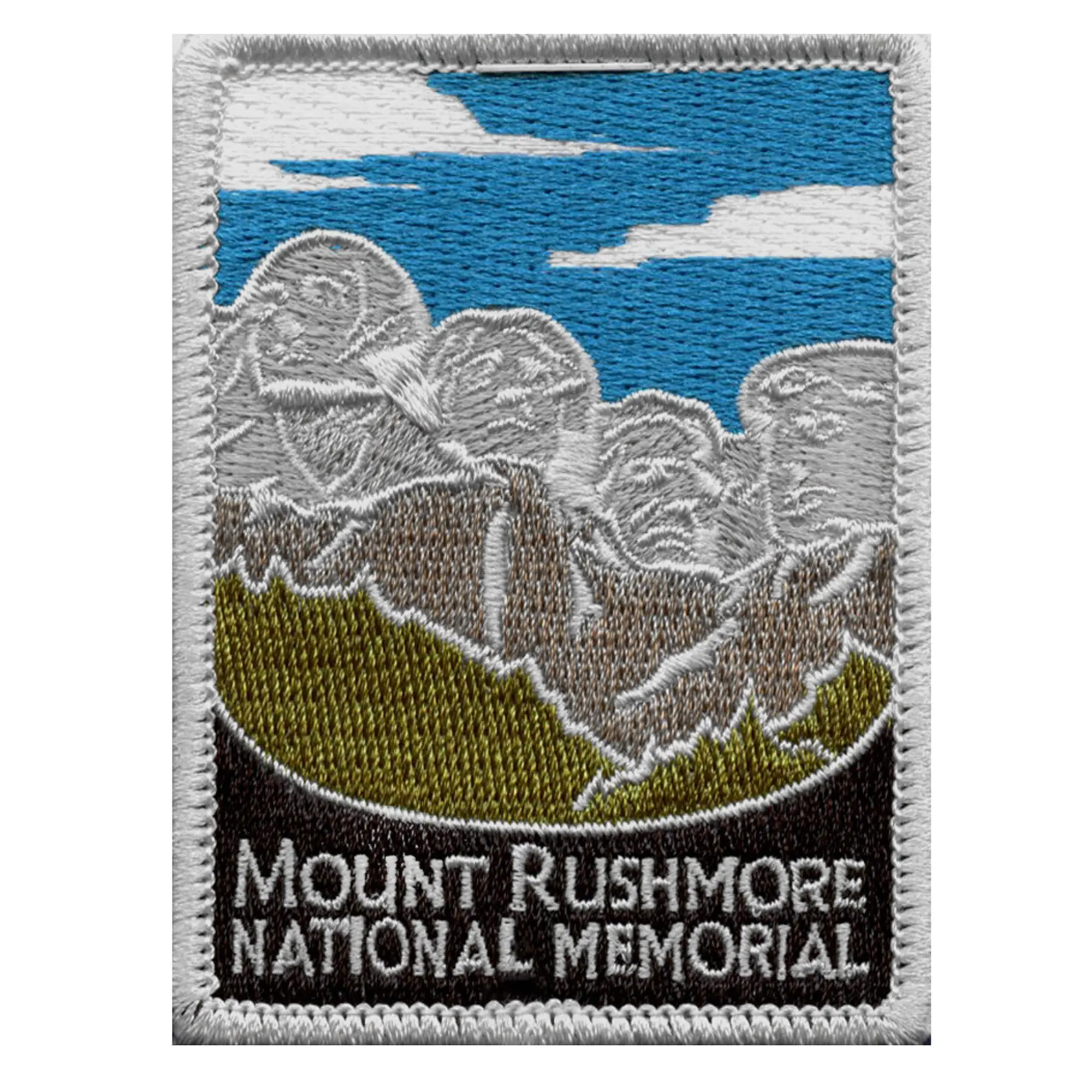 Mount Rushmore National Park Memorial Patch South Dakota Travel Embroidered Iron On