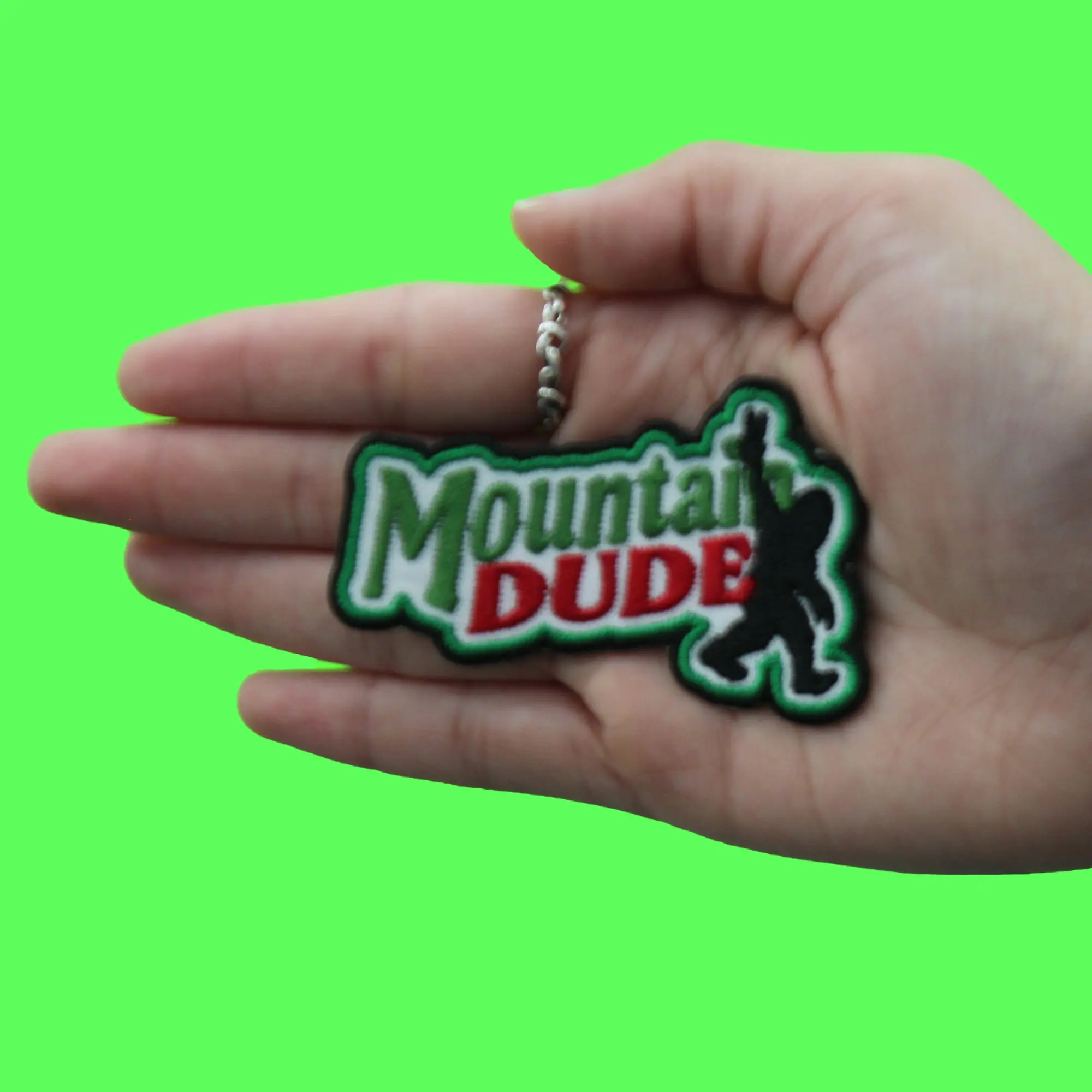 Mountain Dude Big Foot Patch Legend Creature Forest Embroidered Iron On - Image 2