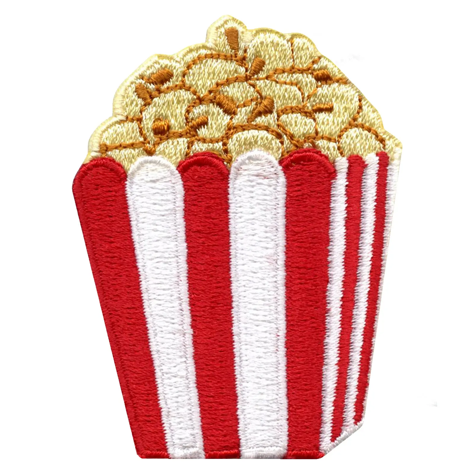 Movie Theater Carnival Popcorn Bucket Embroidered Iron On Patch