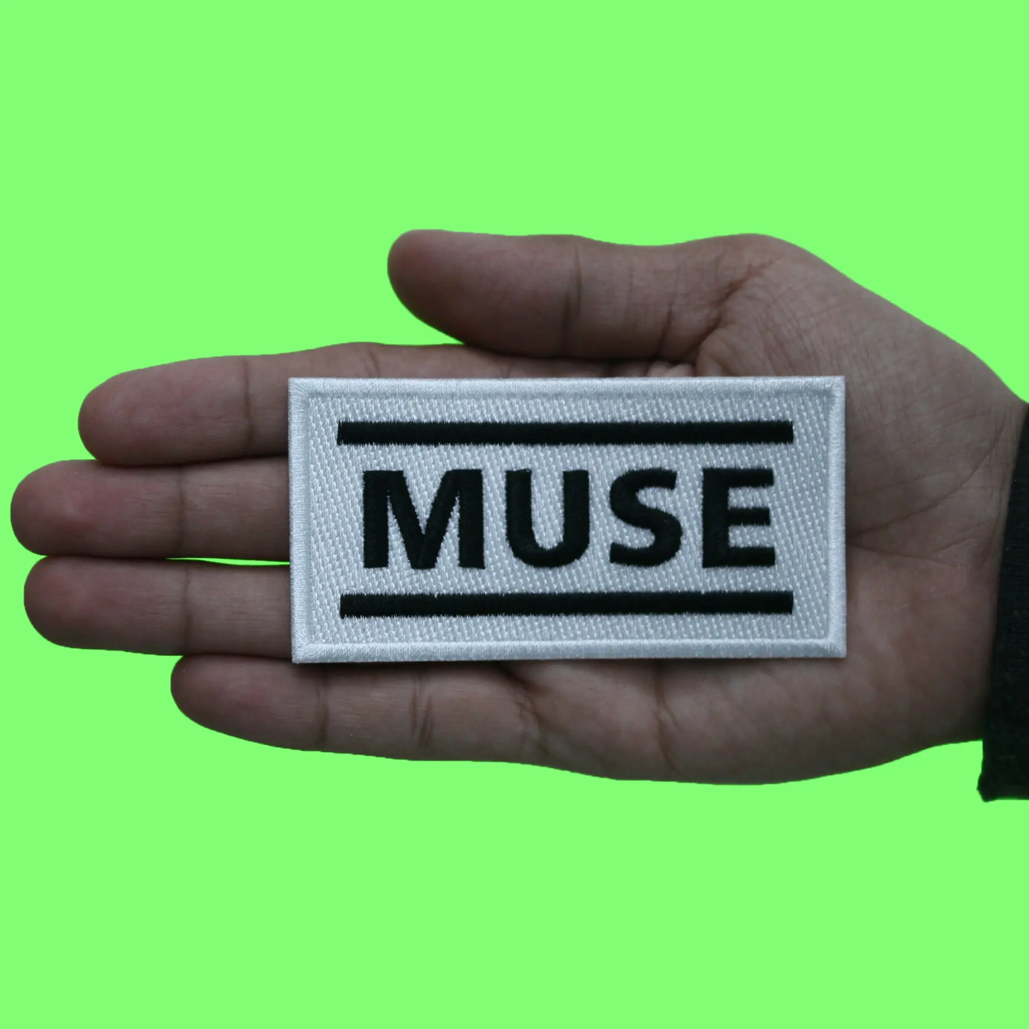 Muse Rock Band Patch Music Standard Logo Embroidered Iron On - Image 2