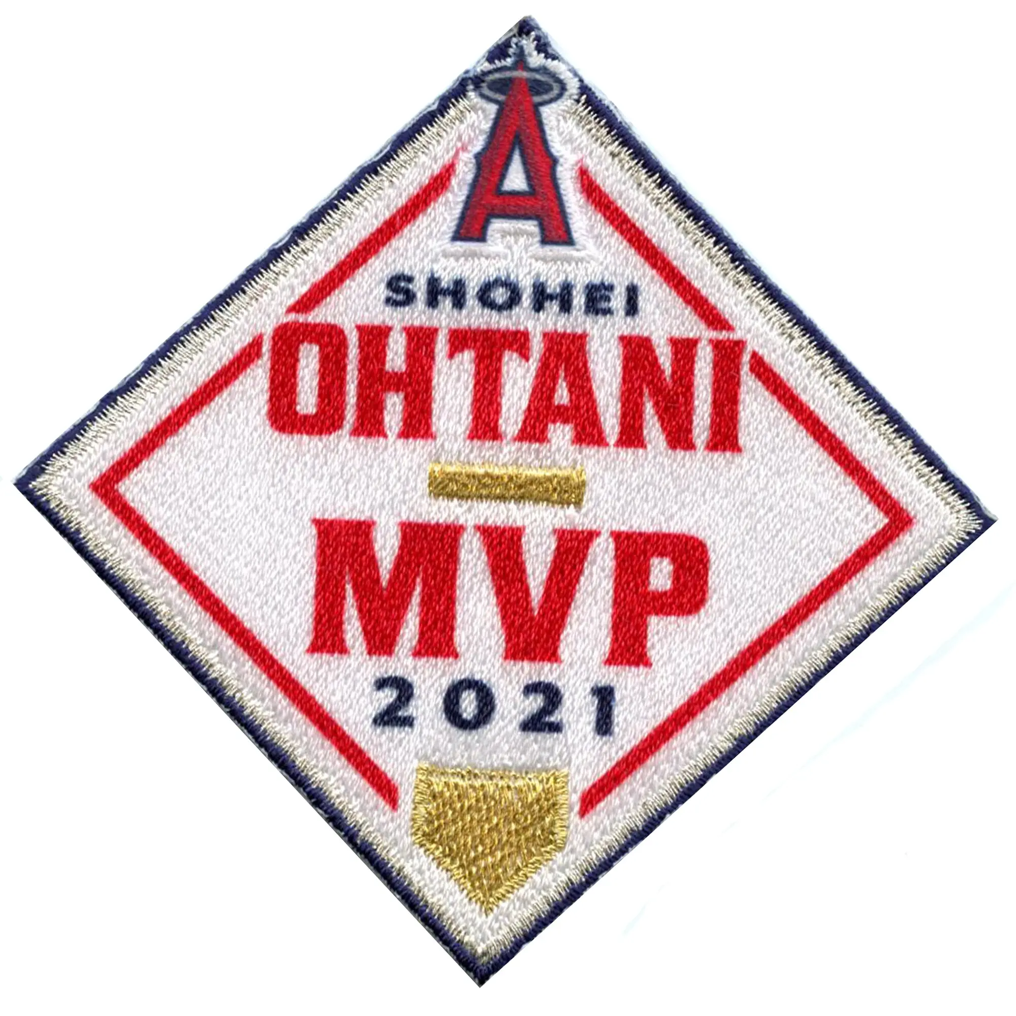 MVP 2021 Shohei Ohtani Fan Patch Los Angeles Angels Embroidered Iron on - Image 2