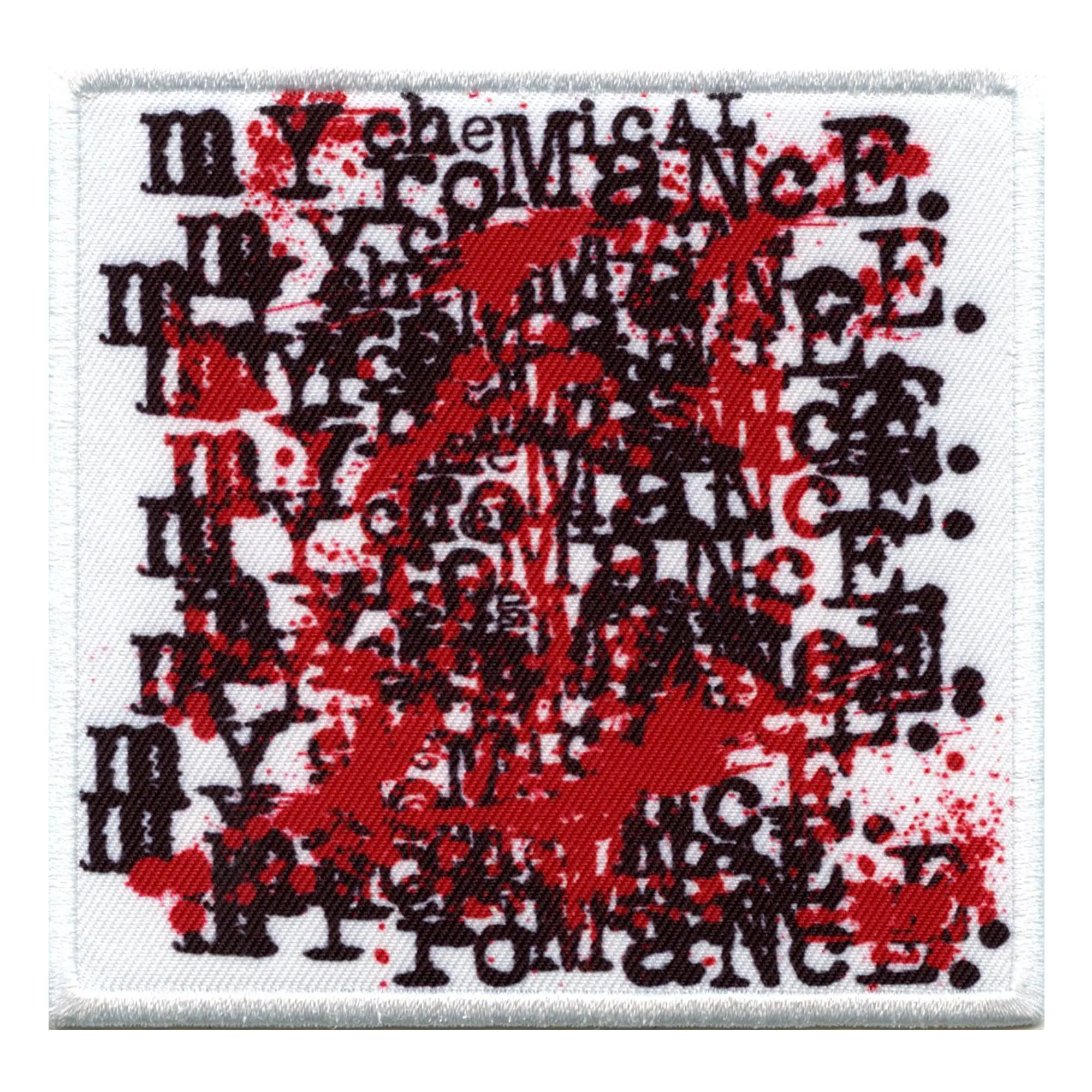 My Chemical Romance Patch Sweet Revenge Splatter Repetitive Sublimated Iron On