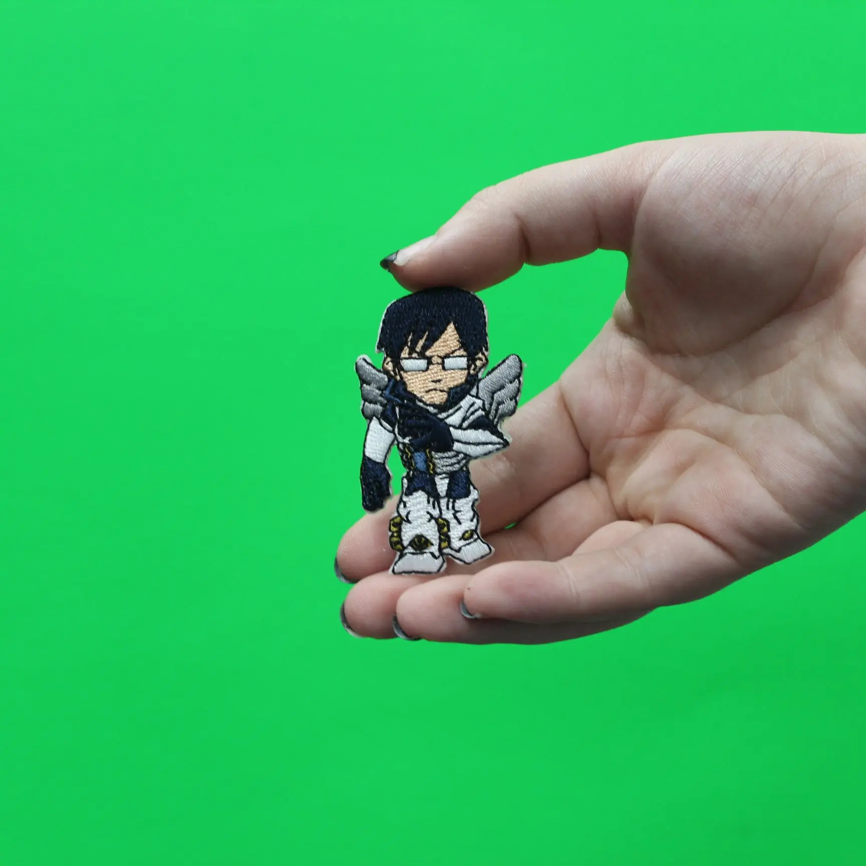 My Hero Academia iida Anime Embroidered Iron On Patch - Image 2