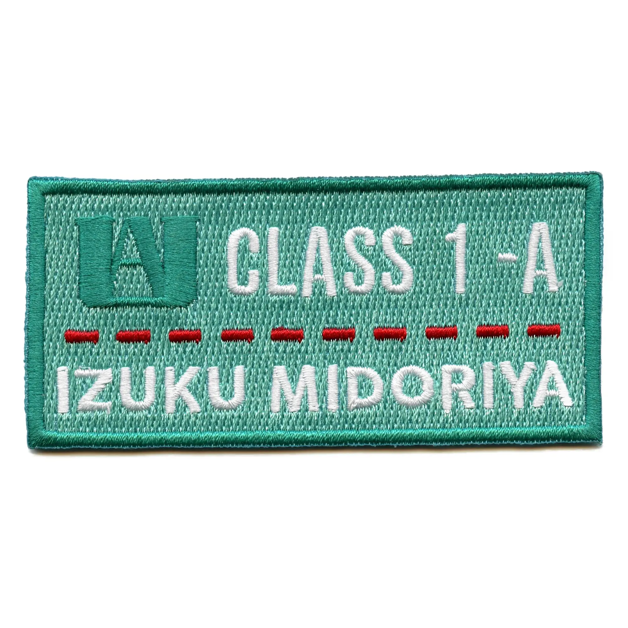 My Hero Academia Izuku Midoriya Patch Class 1-A Badge Embroidered Iron On(GREEN)