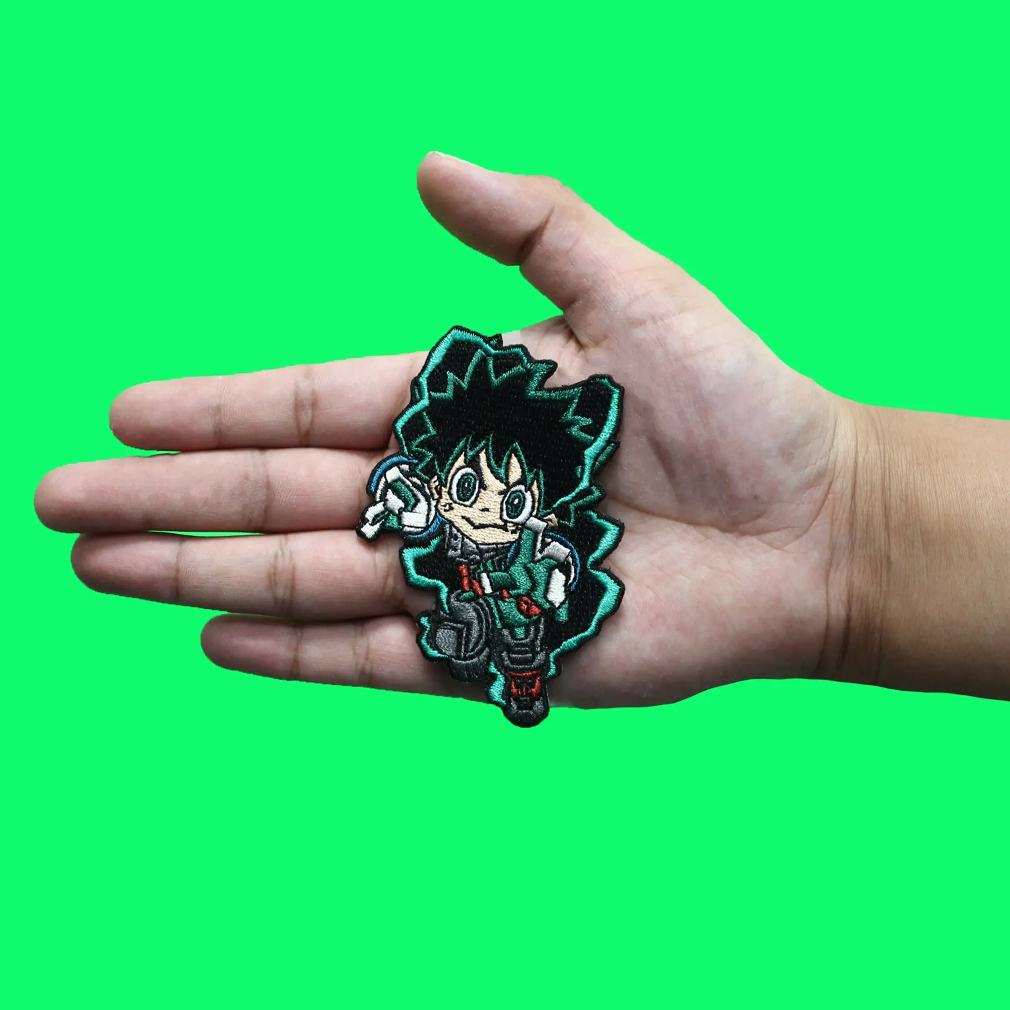 My Hero Academia Patch Deku Aura Anime Embroidered Iron On - Image 2
