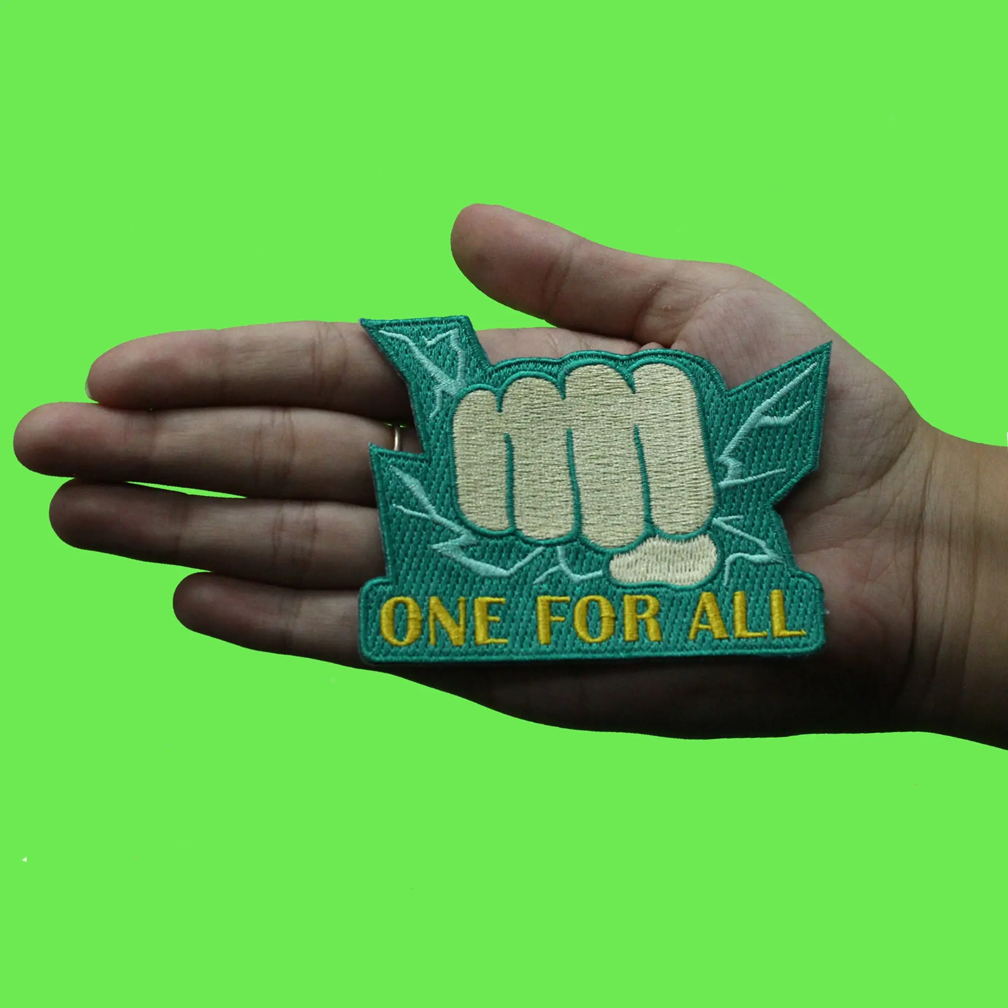 My Hero Academia Patch One For all Embroidered Iron On - Image 2