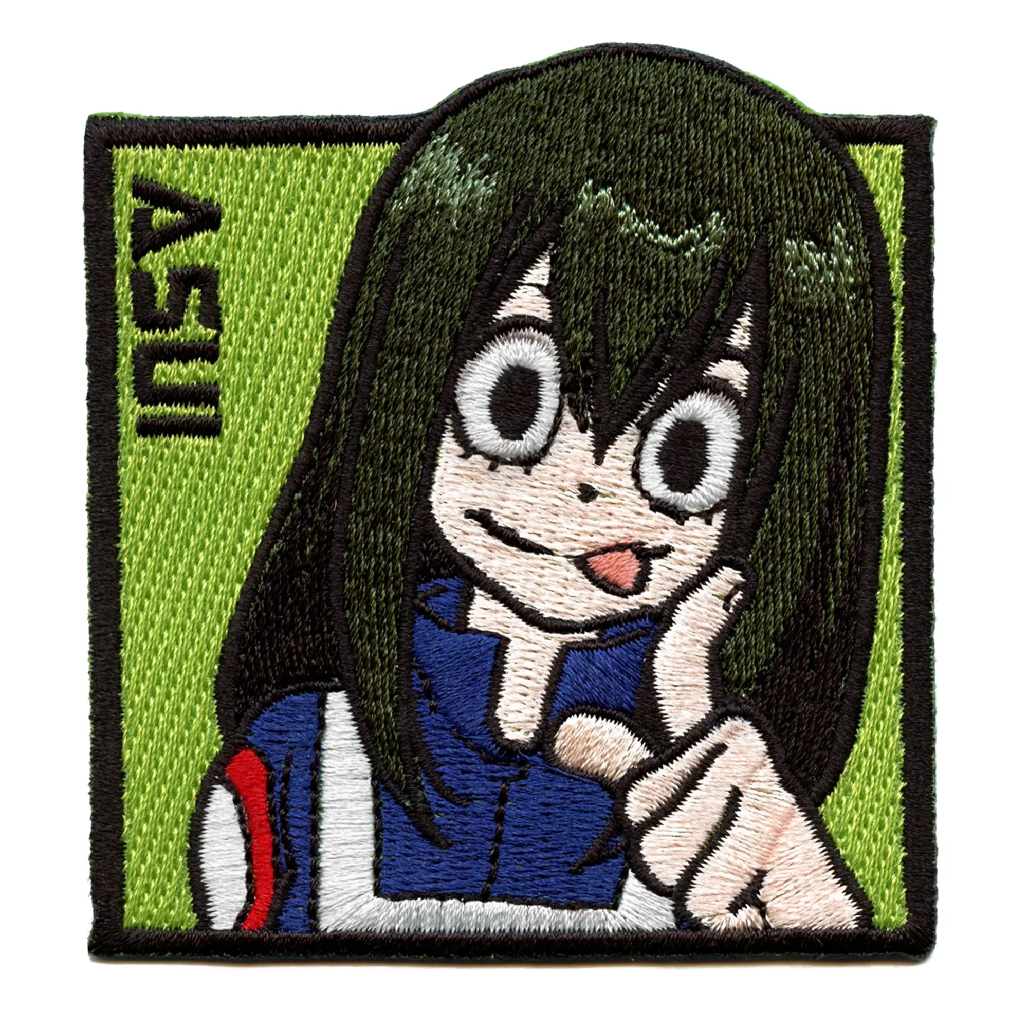 My Hero Academia Patch Tsuyu Asui Square Embroidered Iron On