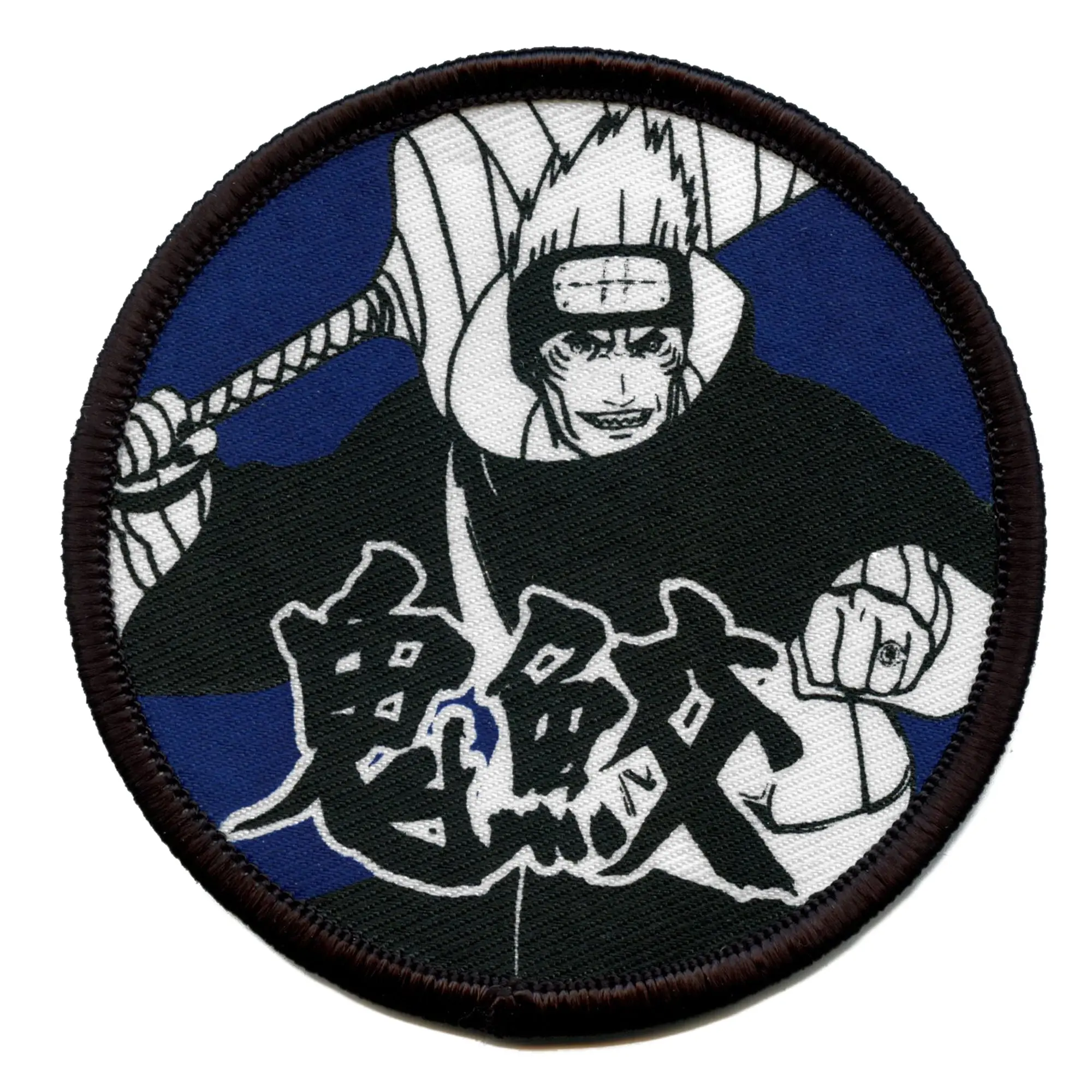Naruto Kisame Patch Blue Round Pose Sublimation Sew On