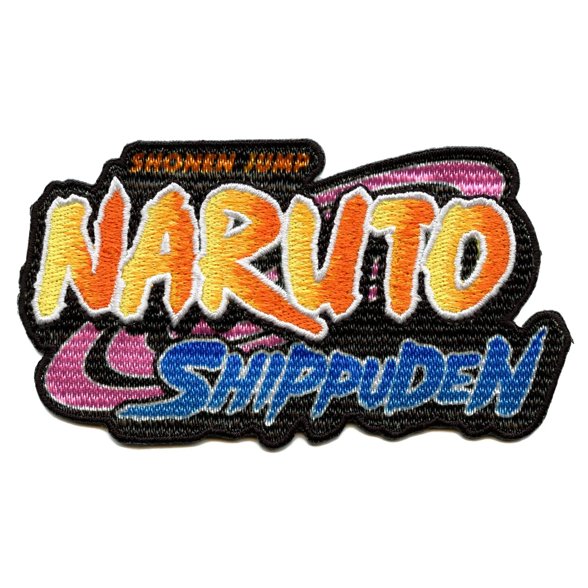 Naruto Shippuden Shonen Jump Patch Anime Logo Embroidered Iron - Image 2