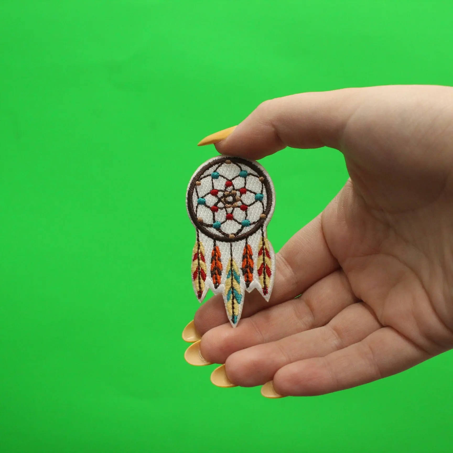 Native American Dream Catcher Embroidered Iron On Patch - Image 2