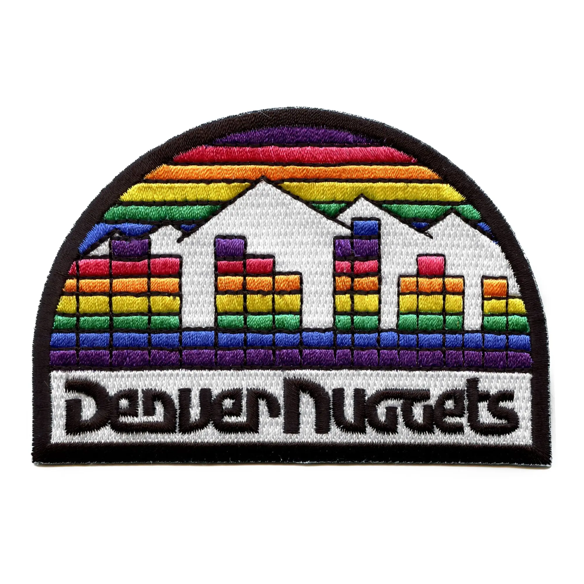 Denver Nuggets Patch Hardwood Classic Logo Embroidered Iron On - Image 2