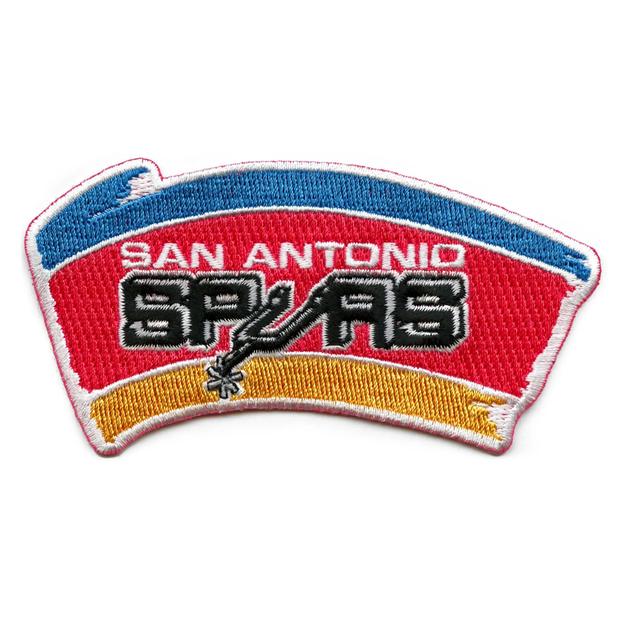 San Antonio Spurs Patch Hardwood Classic Logo Embroidered Iron On - Image 2