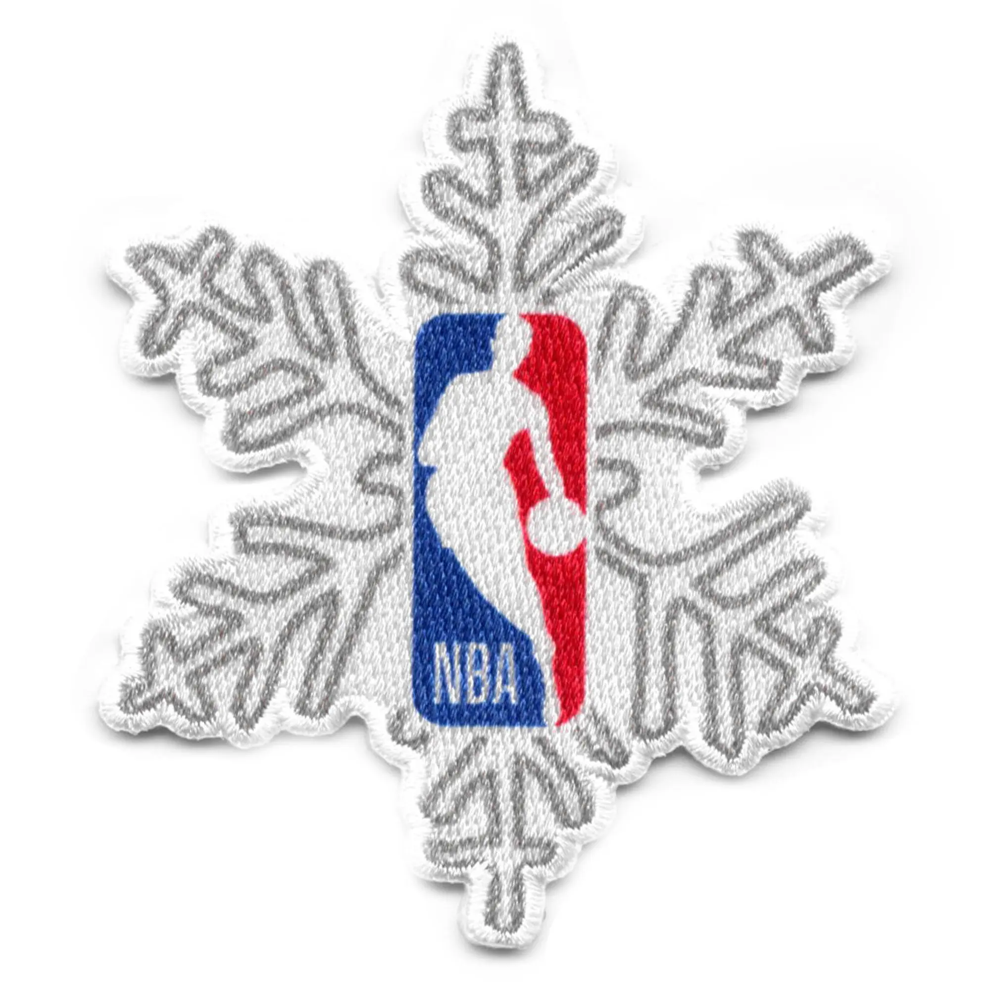 NBA Snowflake Christmas Day Patch White Border Jersey 2023 - Image 2