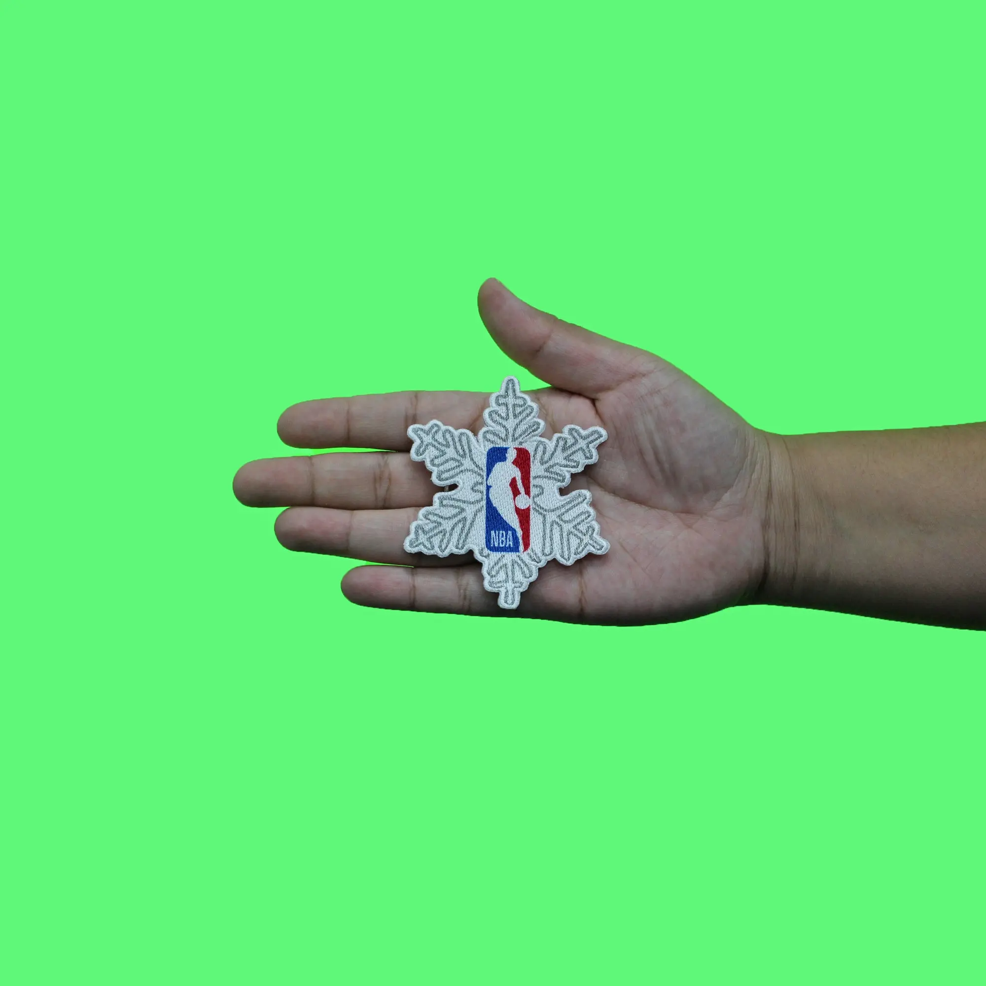 NBA Snowflake Christmas Day Patch White Border Jersey 2023 - Image 3