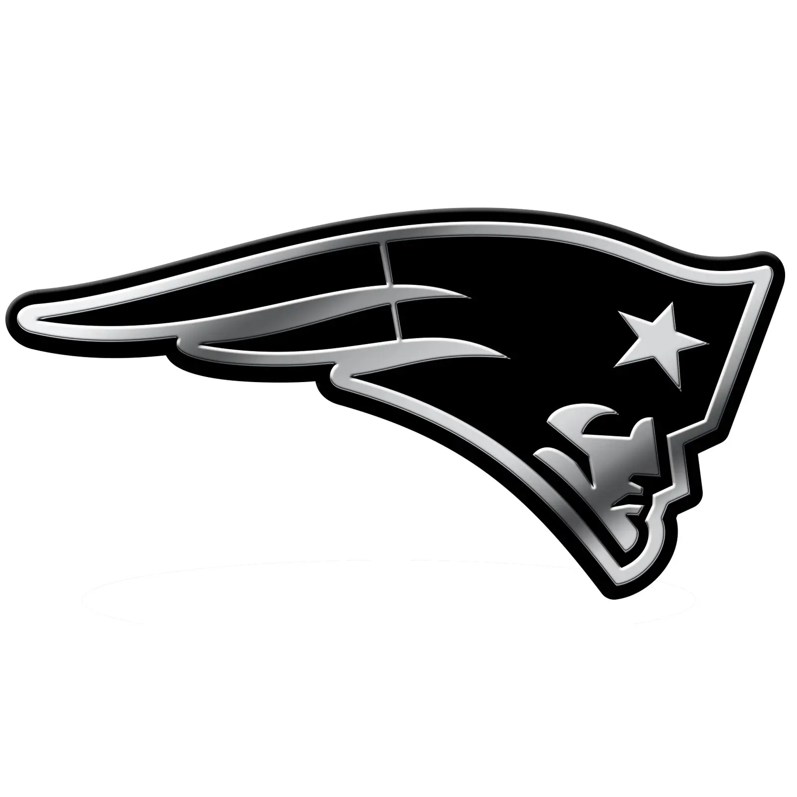 New England Patriots Car 3D Chrome Auto Emblem (RICO)