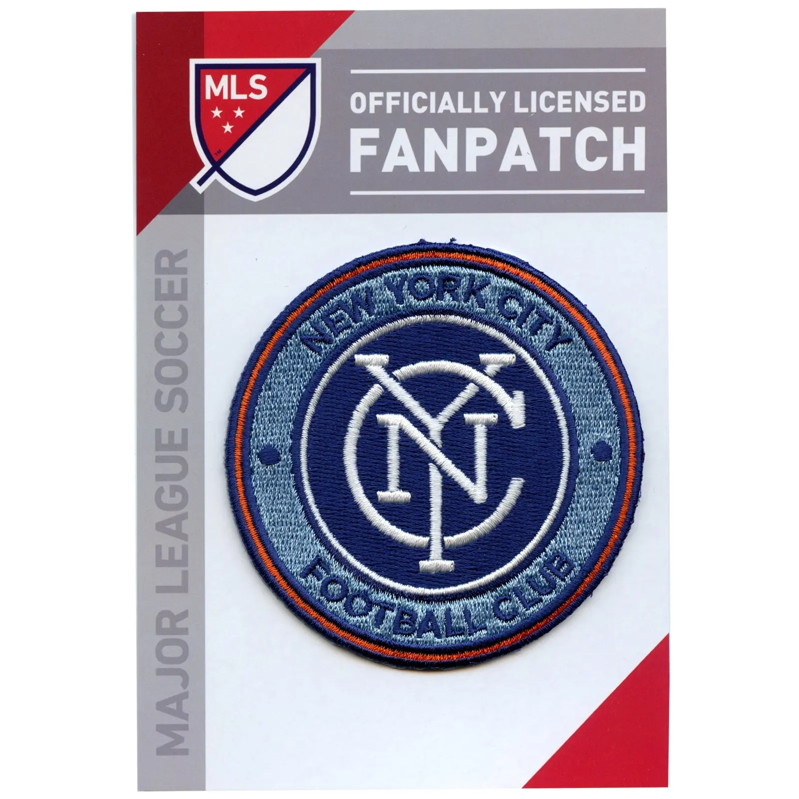 New York City FC Primary Team Crest Embroidered Jersey Patch