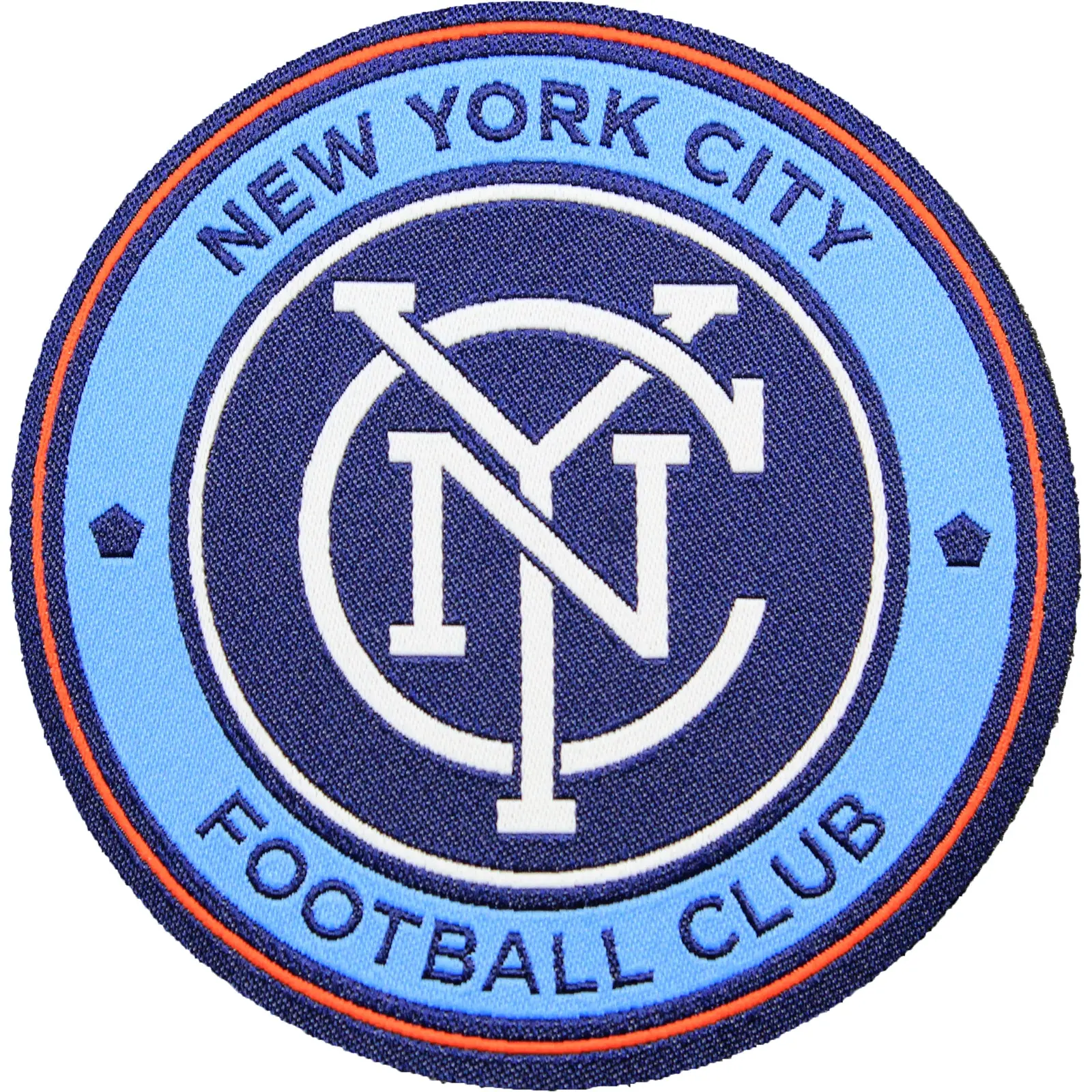New York City FC Primary Team Crest Pro-Weave Jersey Patch