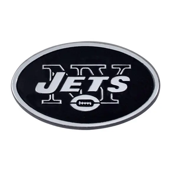 New York Jets Premium Solid Metal Chrome Plated Car Auto Emblem