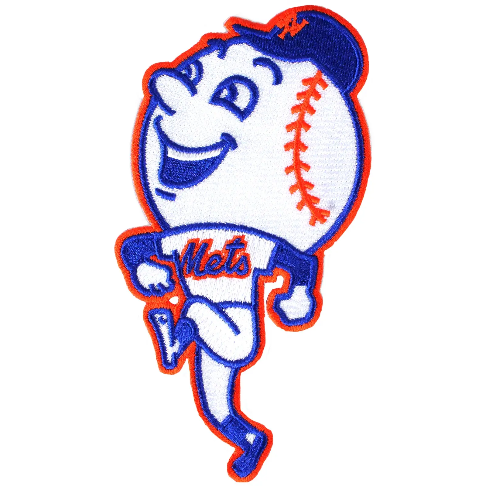 New York Mets Mr. Met Skipping Sleeve Jersey Patch (2014)