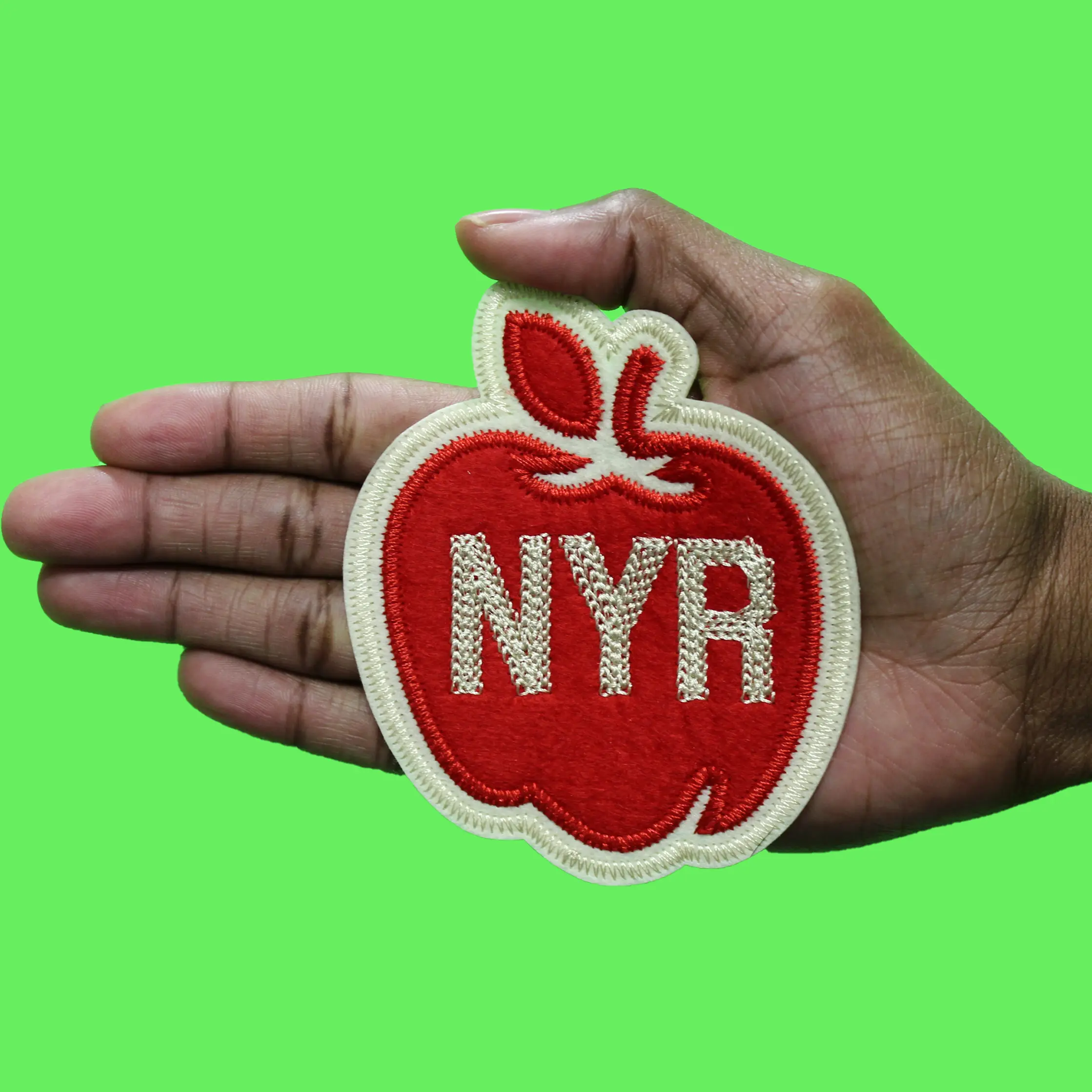 New York Rangers Apple Team Logo Shoulder Jersey Patch Winter Classic 2026 - Image 3