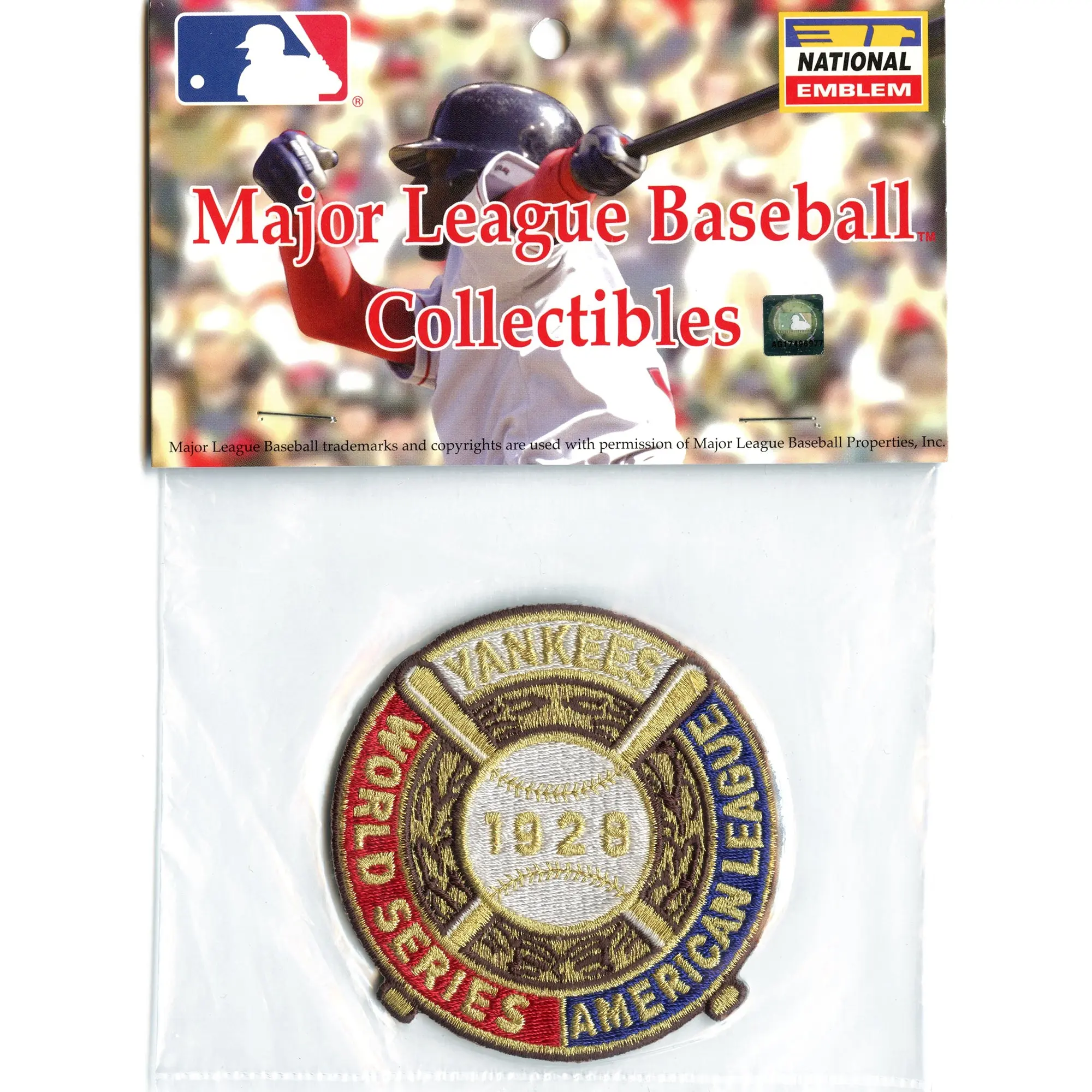 New York Yankees 1928 World Series Jersey Patch Embroidered Major League Baseball