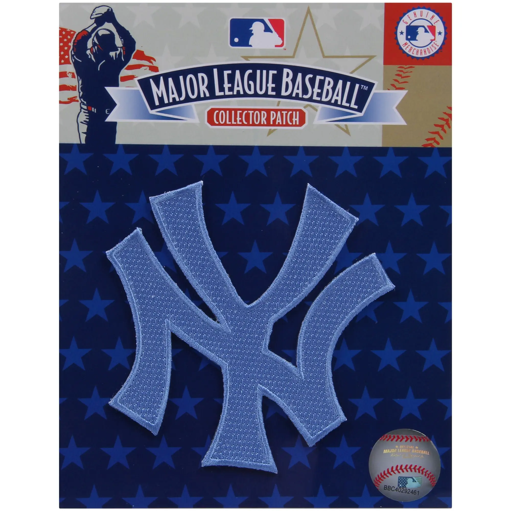 New York Yankees Fathers Day Blue Sleeve Jersey Patch