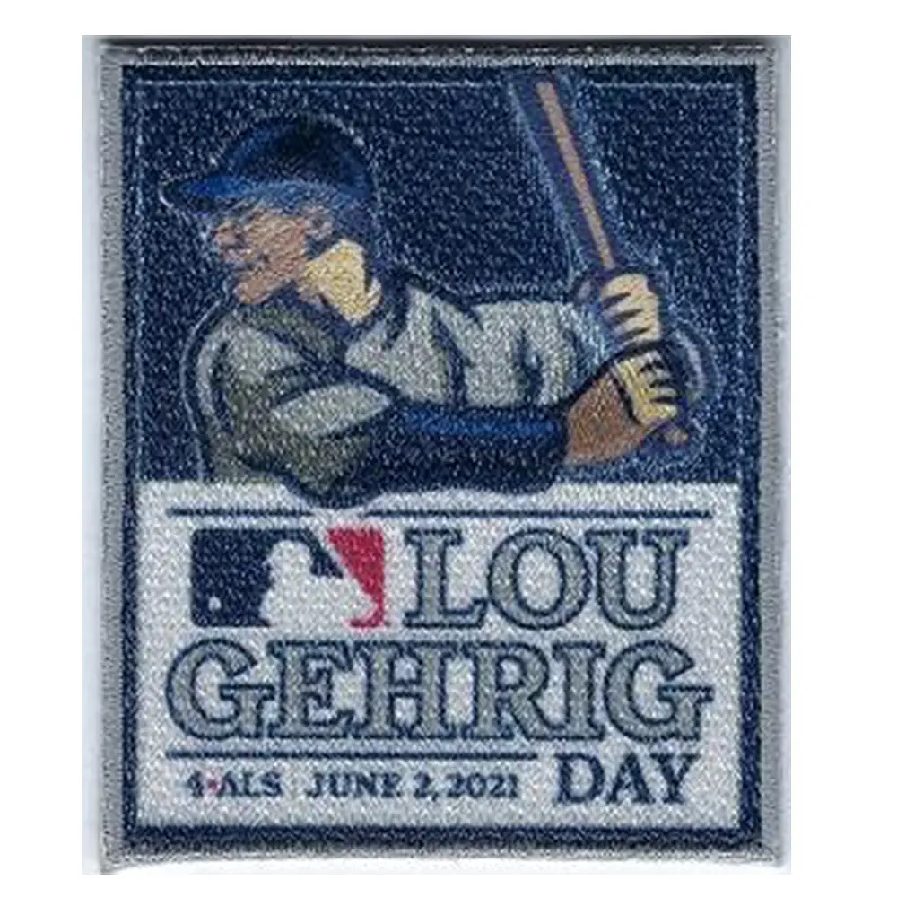 New York Yankees Lou Gehrig Day The Iron Horse Embroidered Jersey Patch (2021) - Image 2
