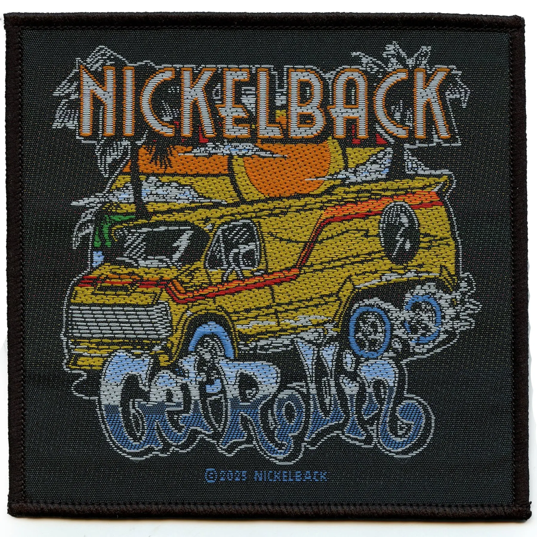 Nickelback Get Rollin Patch Rock Band Music Woven Sew On