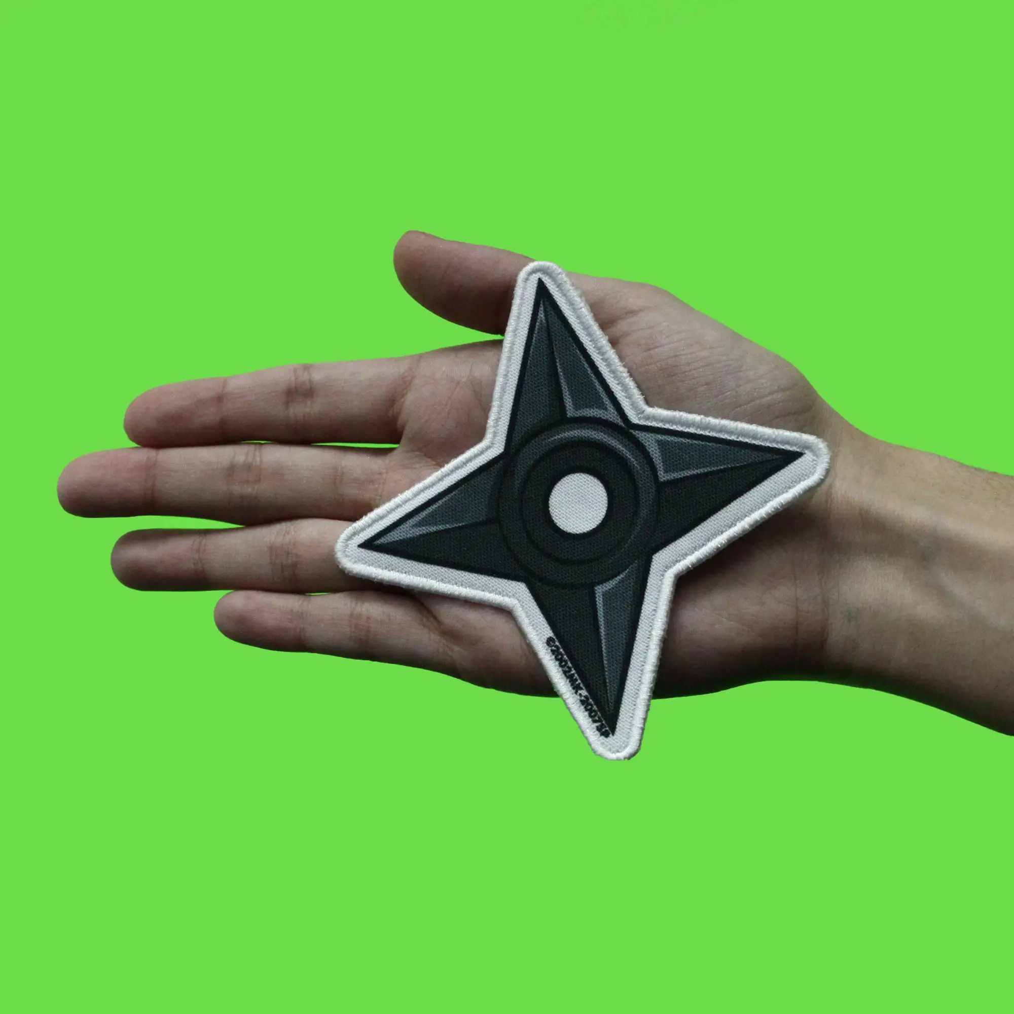 Ninja Star Shuriken Patch Naruto Shippuden Anime Sublimated Embroidery Iron On - Image 2