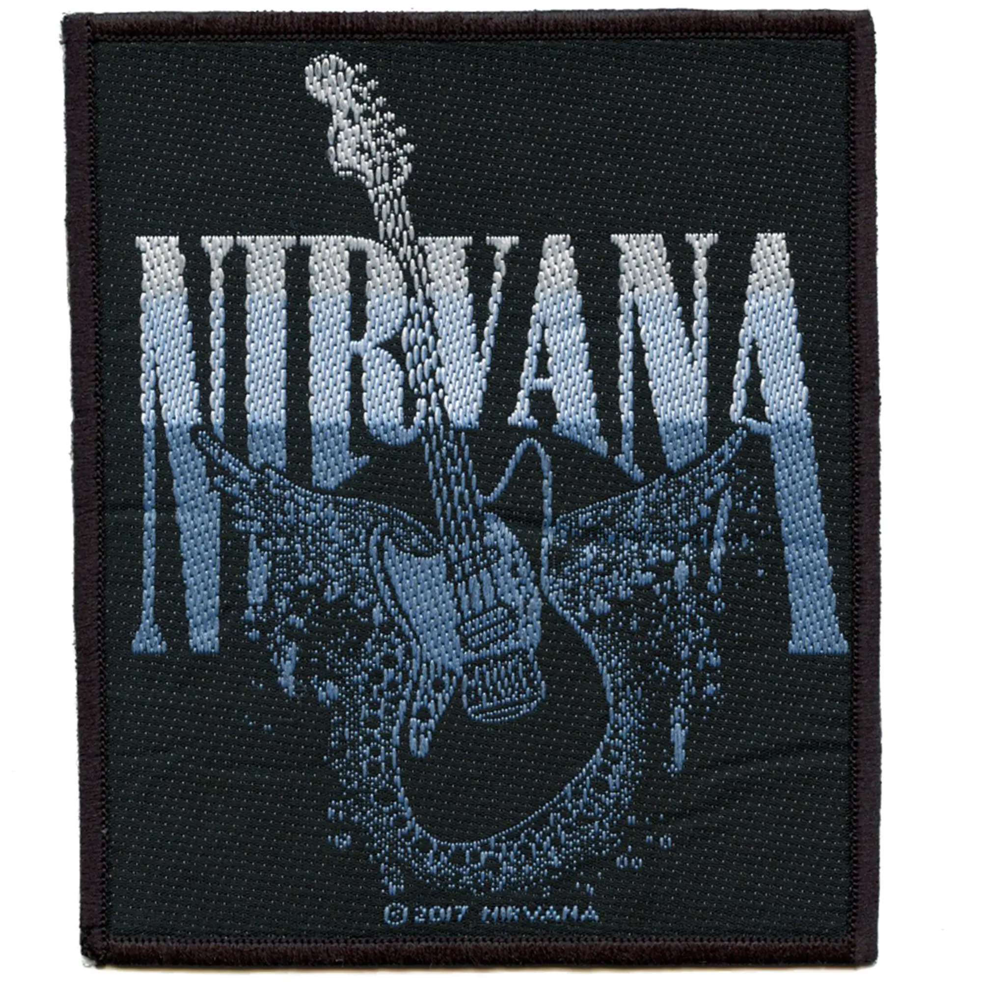 Nirvana Jag-Stang Wings Patch Grunge Fender Kurt Cobain Woven Sew On