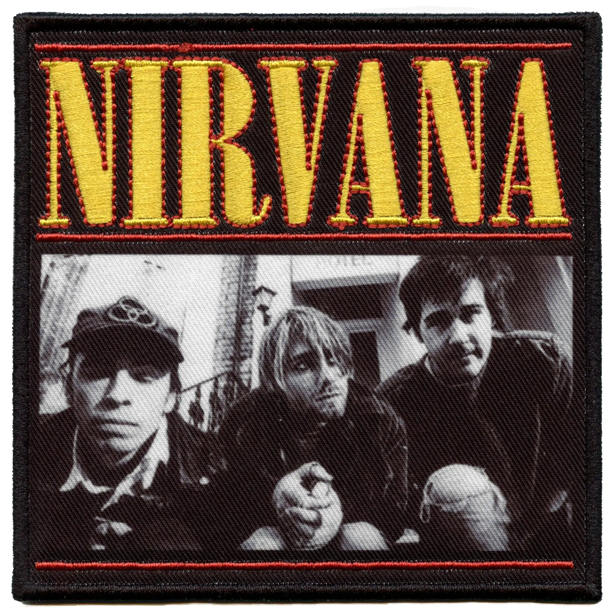 Nirvana London Photo Patch Grunge Rock Band Sublimated Embroidered Iron On