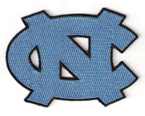 North Carolina Tar Heels Primary College NCAA 'NC' Team Logo Jersey Emblem Patch