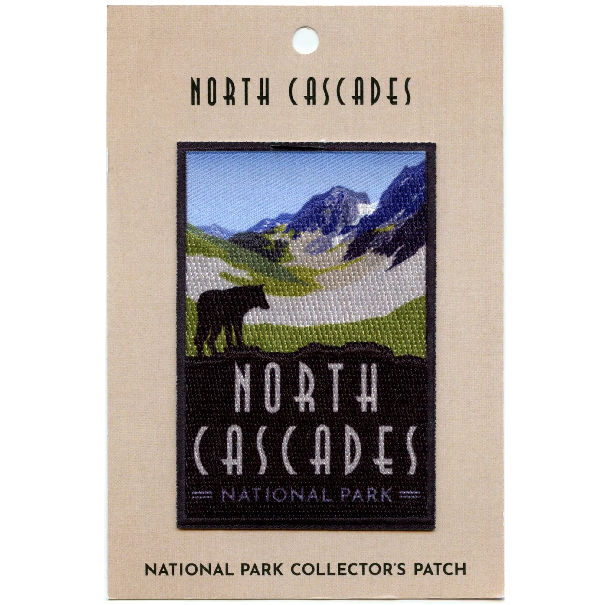 North Cascades Trailblazer Patch Travel Park Trail Embroidered Iron On - Image 2