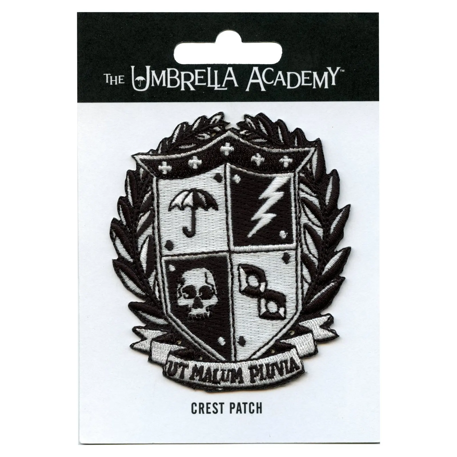 Official Umbrella Academy Crest Logo Embroidered Iron On Patch - Image 2
