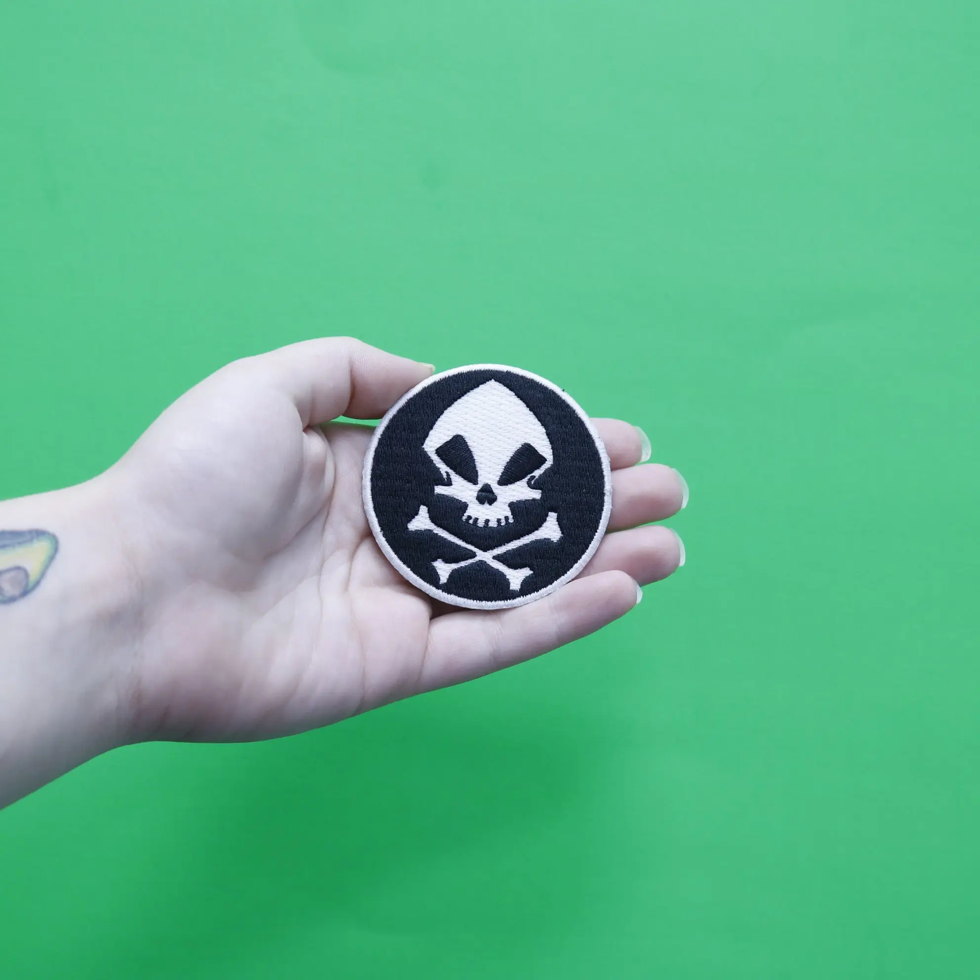 Official Umbrella Academy The Kraken Skull Logo Embroidered Iron On Patch - Image 3