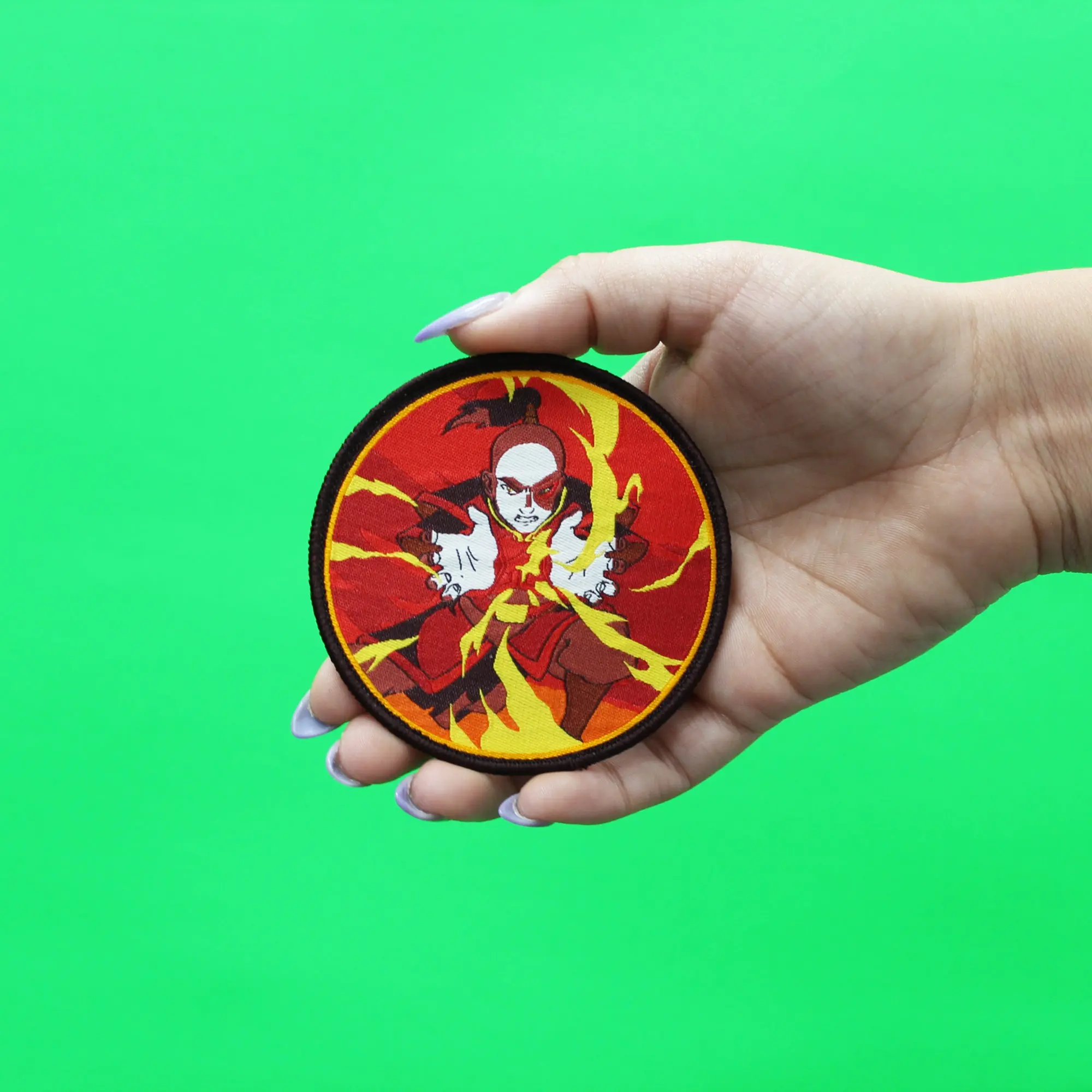 Official Avatar: The Last Airbender Patch Zuko Firebending Embroidered Iron On - Image 3