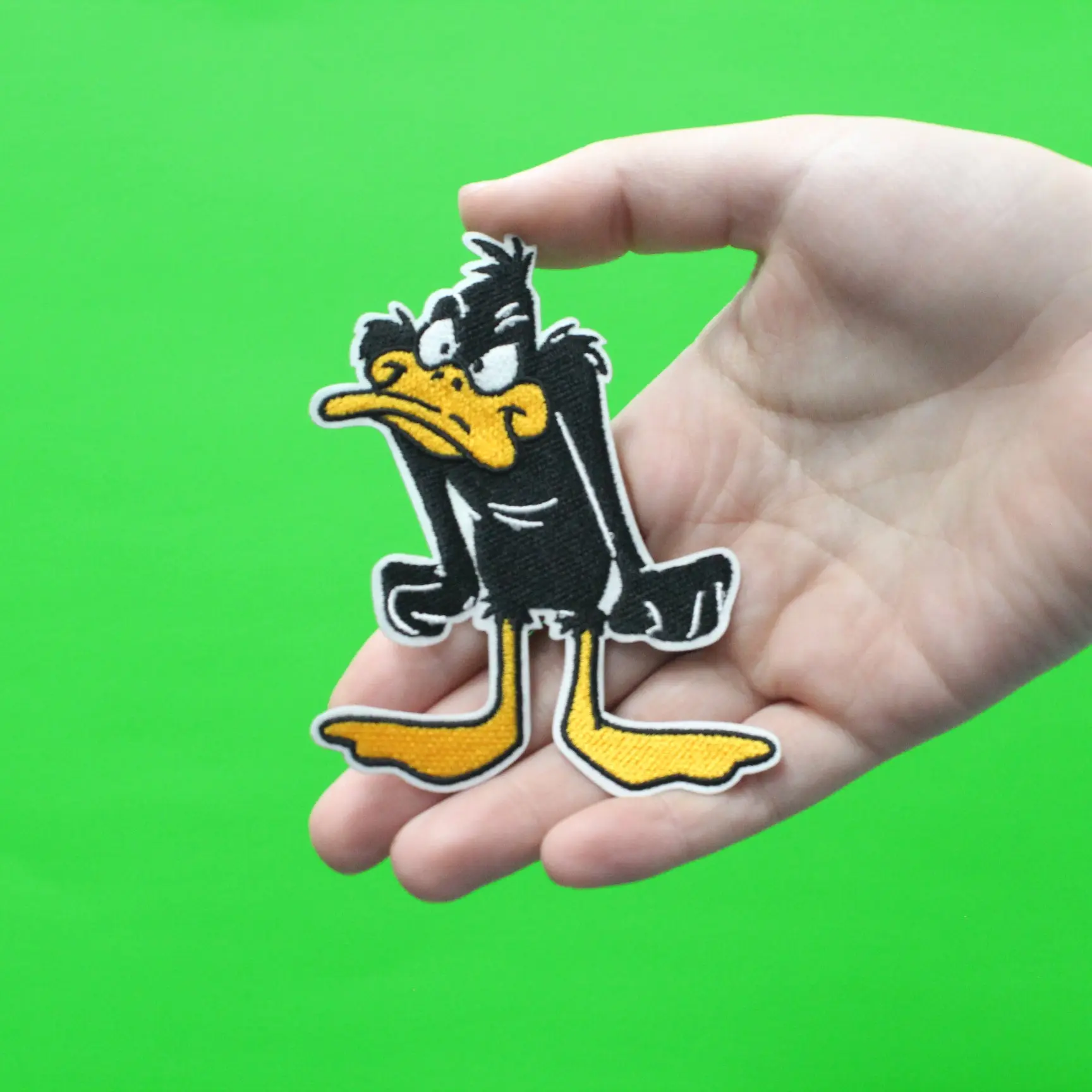 Official Daffy Duck Angry Embroidered Iron On Patch - Image 2