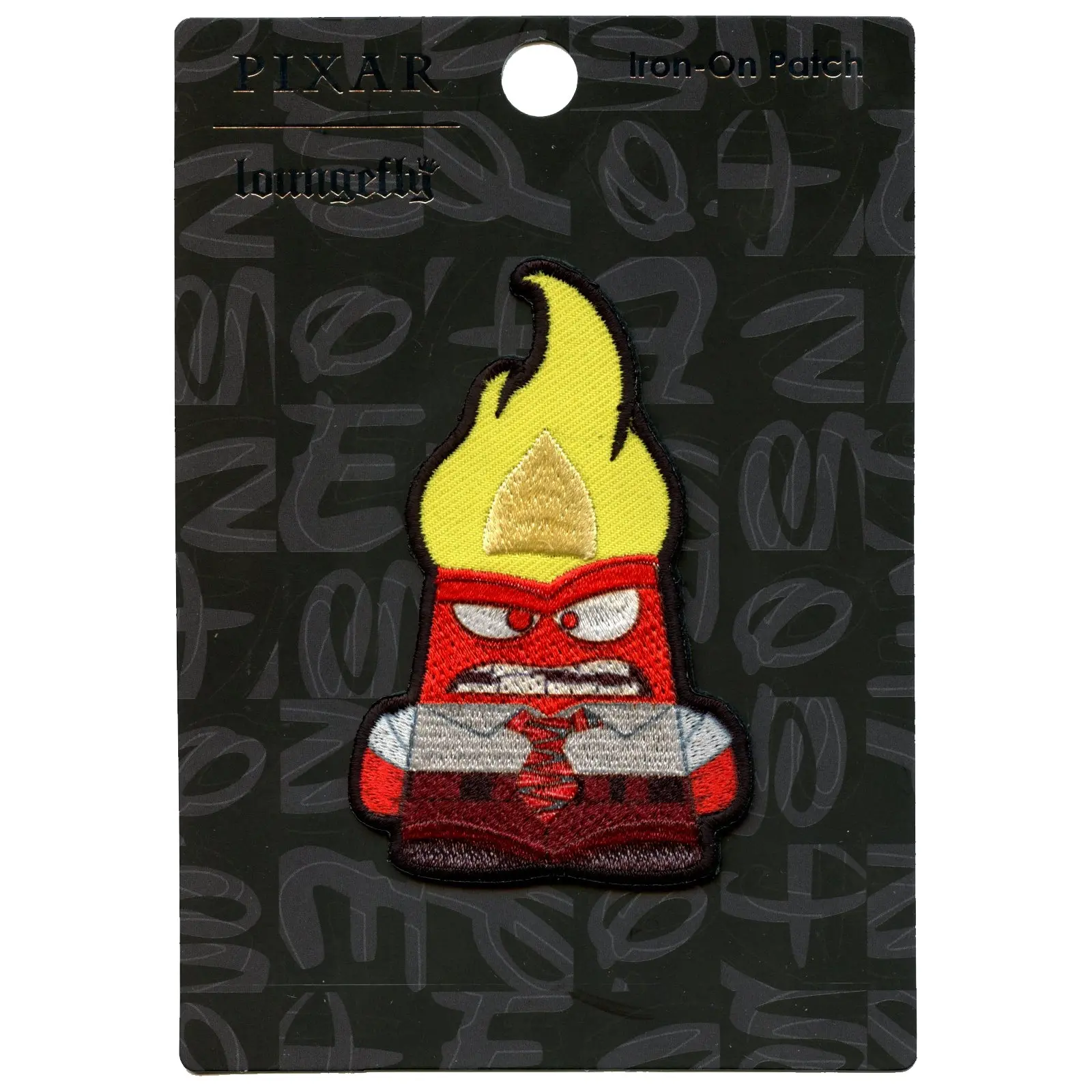 Official Disney's Inside Out Anger Embroidered Iron On Applique Patch - Image 2