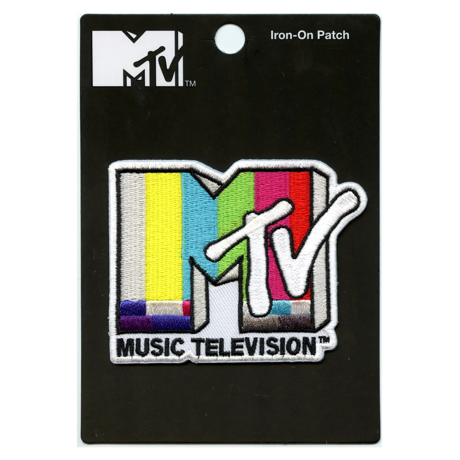 Official MTV Music Television Logo Embroidered Iron On Patch - Image 2