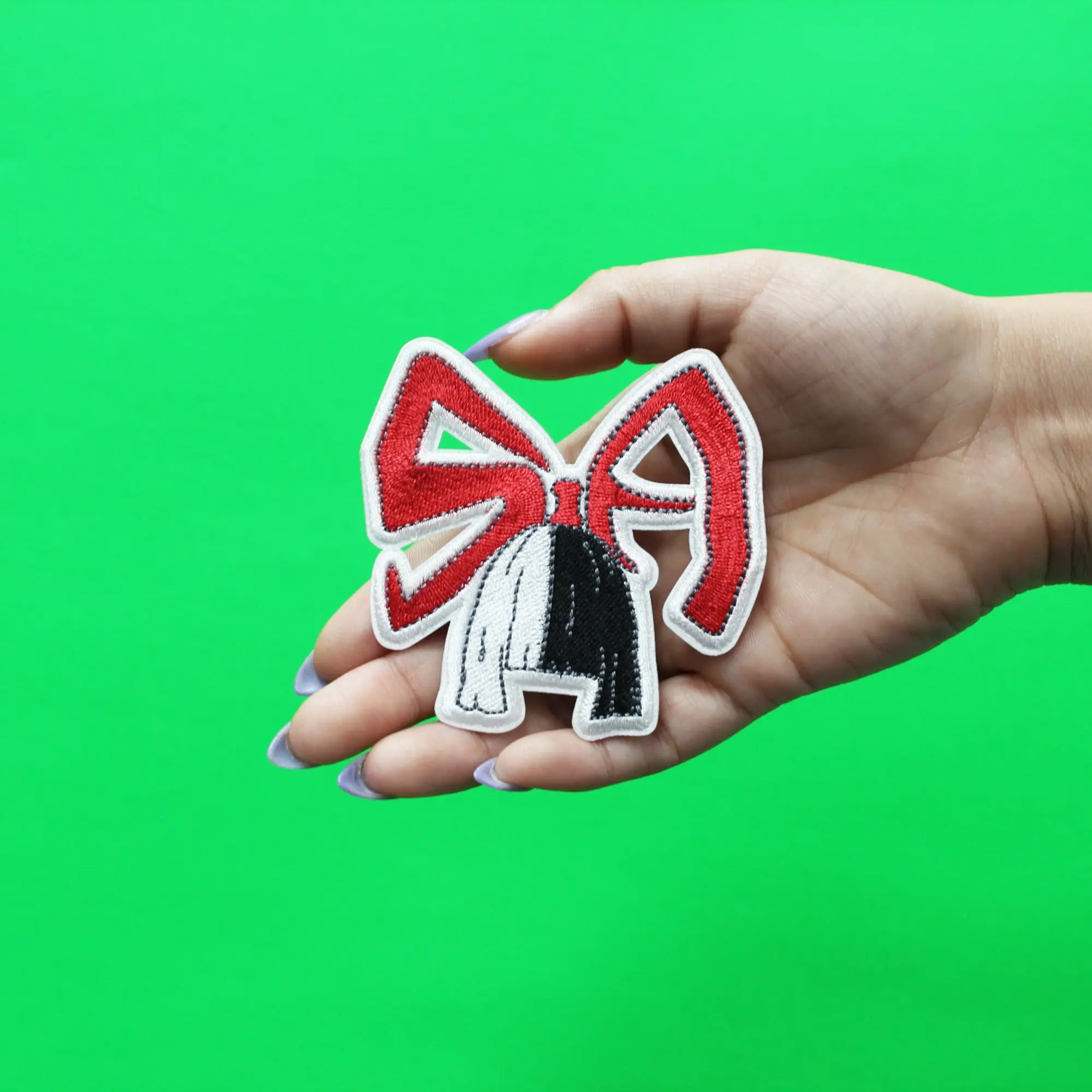 Official Sia Patch Head Logo Embroidered Iron On - Image 2