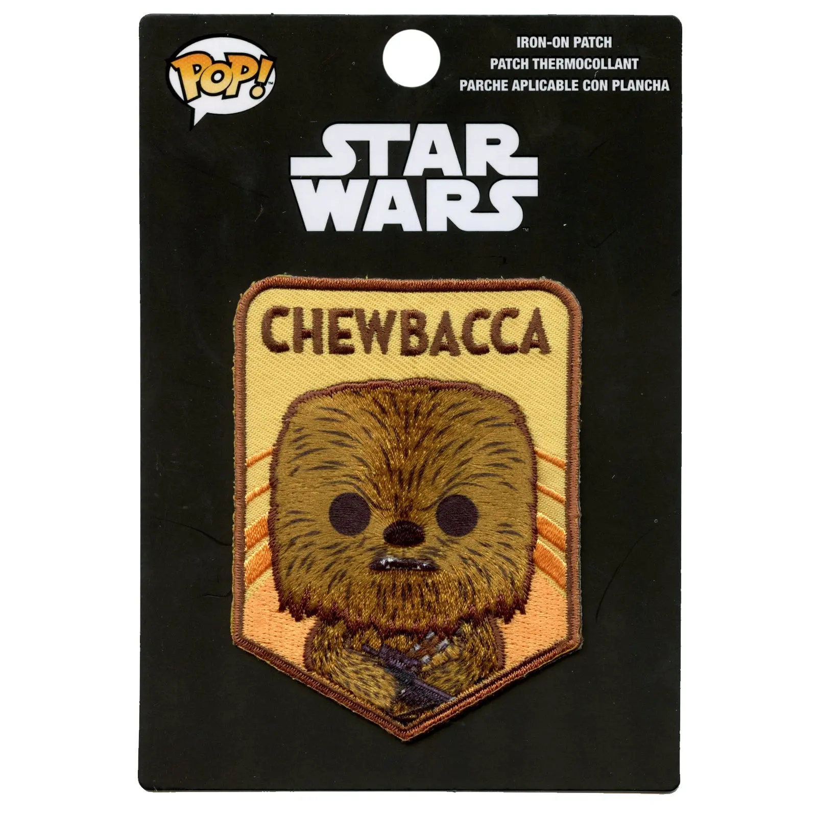 Official Star Wars POP Chewbacca Embroidered Iron On Patch - Image 2