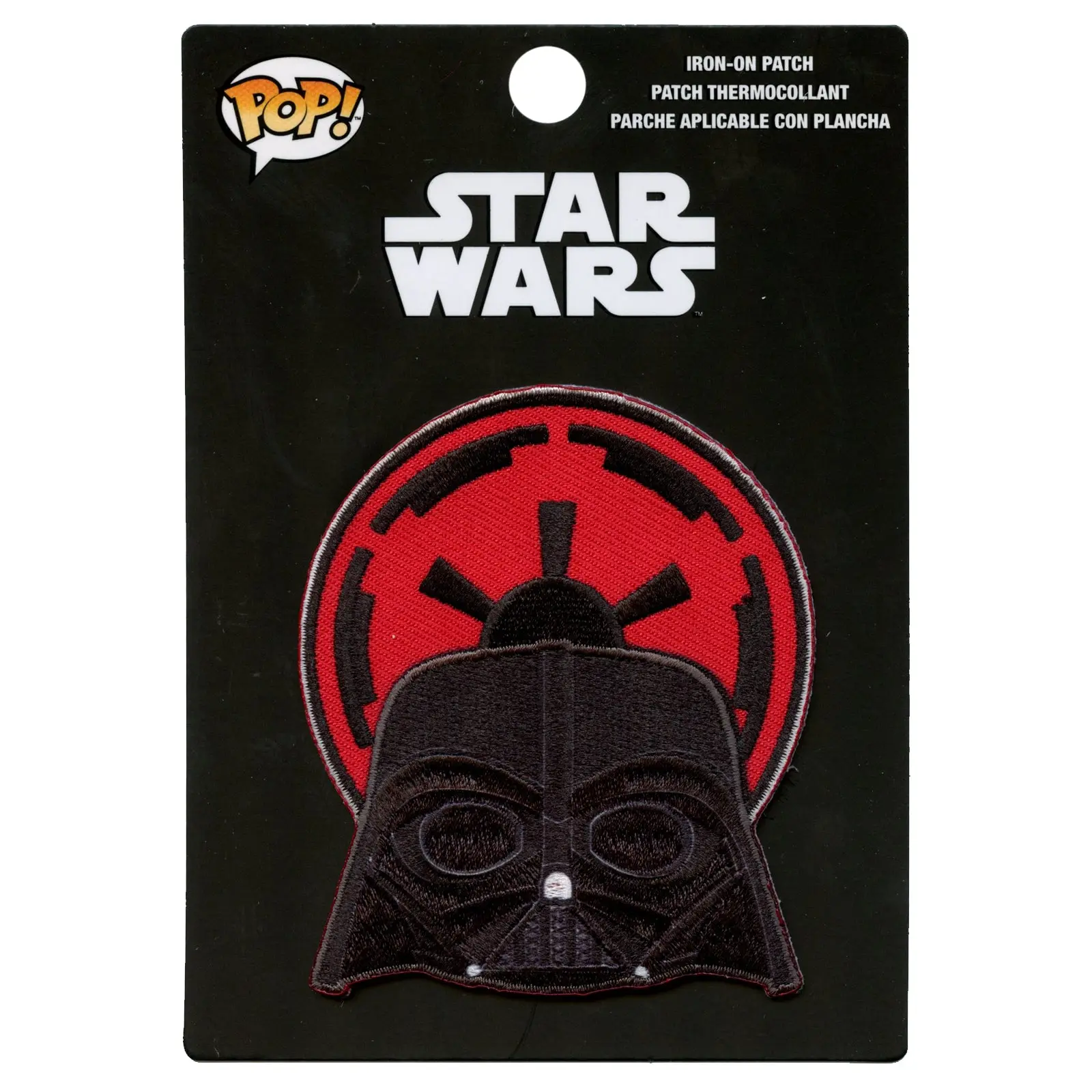 Official Star Wars POP Darth Vader Embroidered Iron On Patch - Image 2