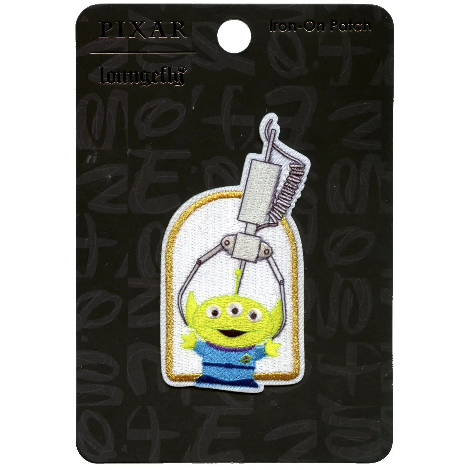 Official Toy Story: Alien And The Claw Embroidered Iron On Applique Patch - Image 2
