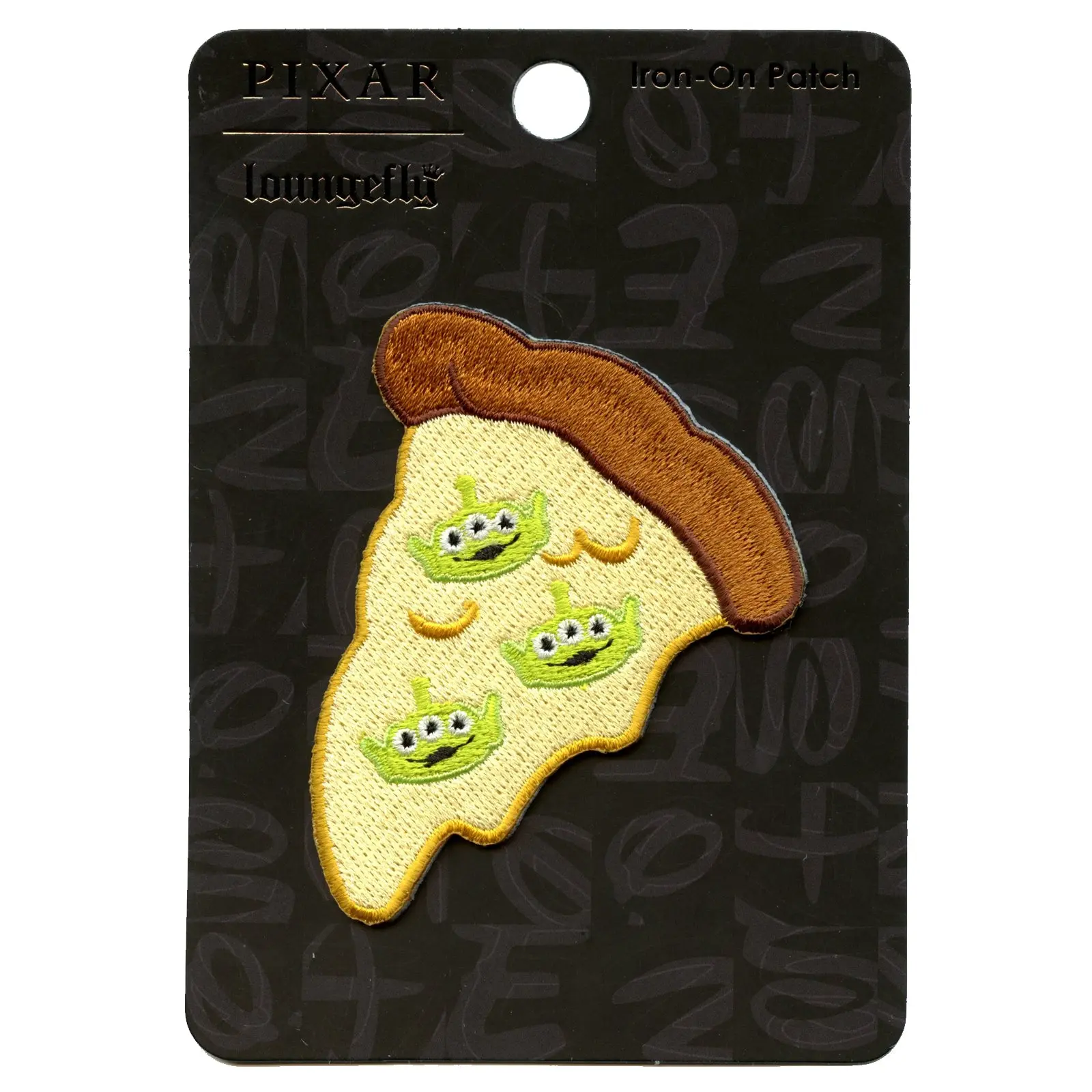 Official Toy Story: Pizza With Alien Toppings Embroidered Iron On Applique Patch - Image 2