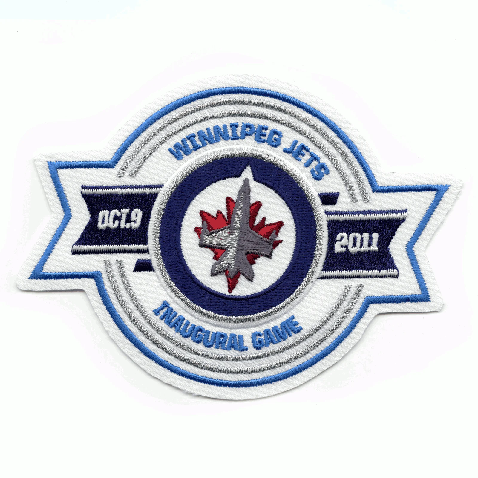 Official Winnipeg Jets Team Issued 1st Game Inaugural Season Limited Edition Rare Patch 2011