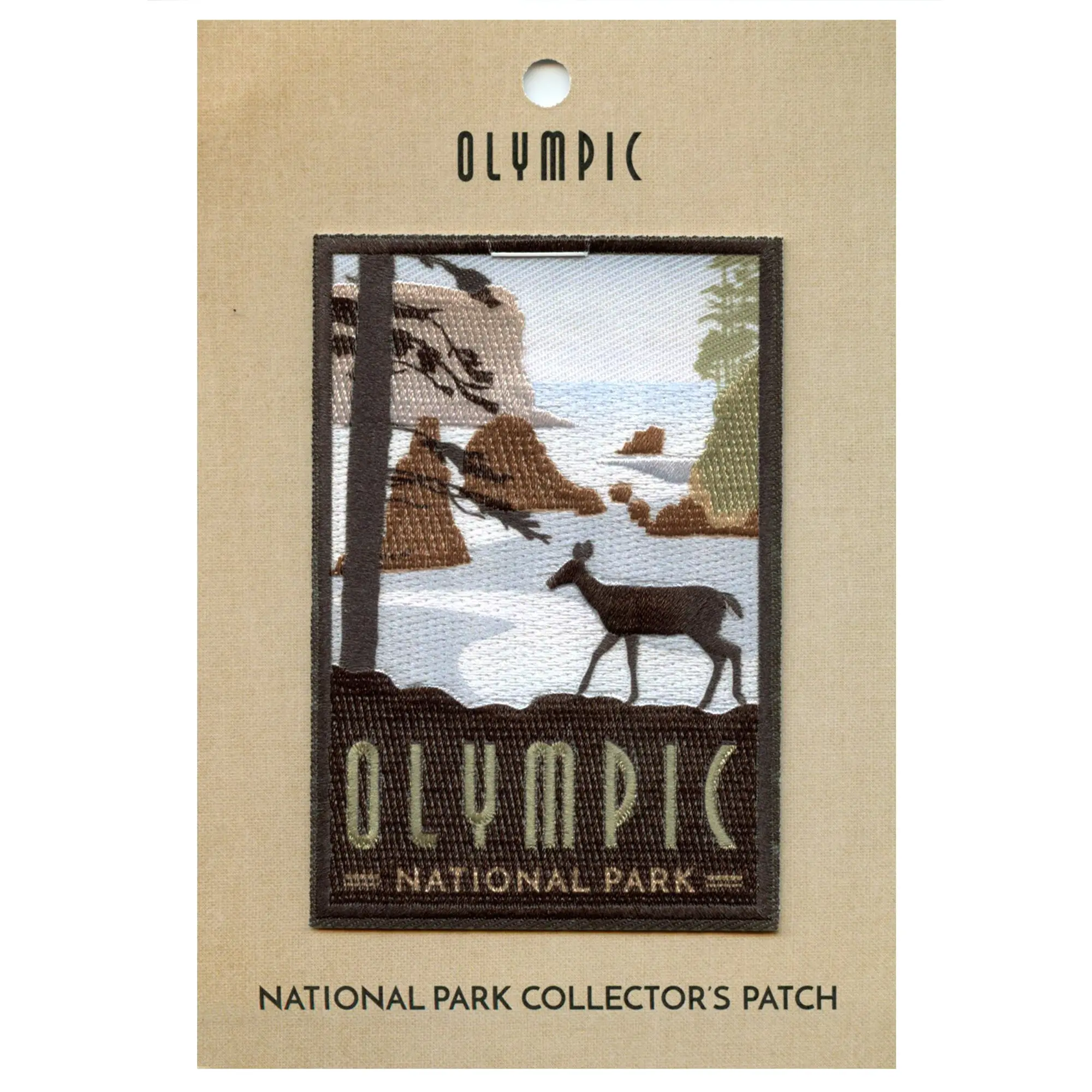 Olympic National Park Patch Washington Forest Travel Sublimated Iron On - Image 2